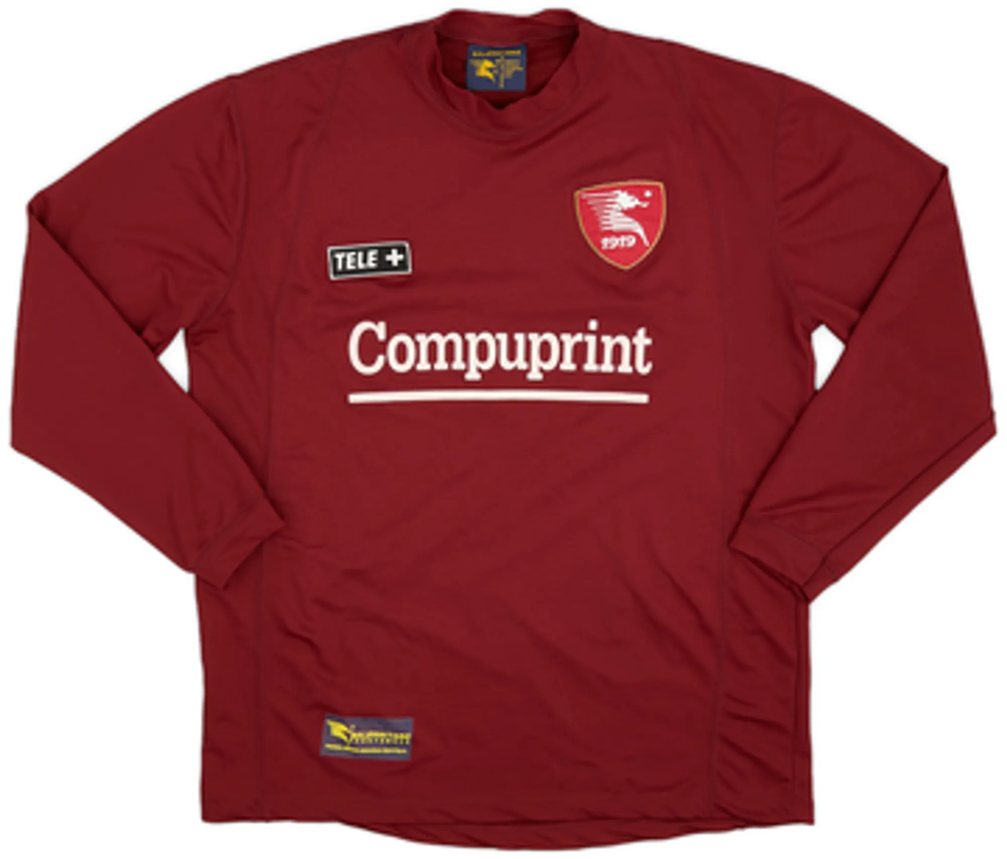 2000-01 Salernitana Home L/S Shirt - 9/10 - (XL)