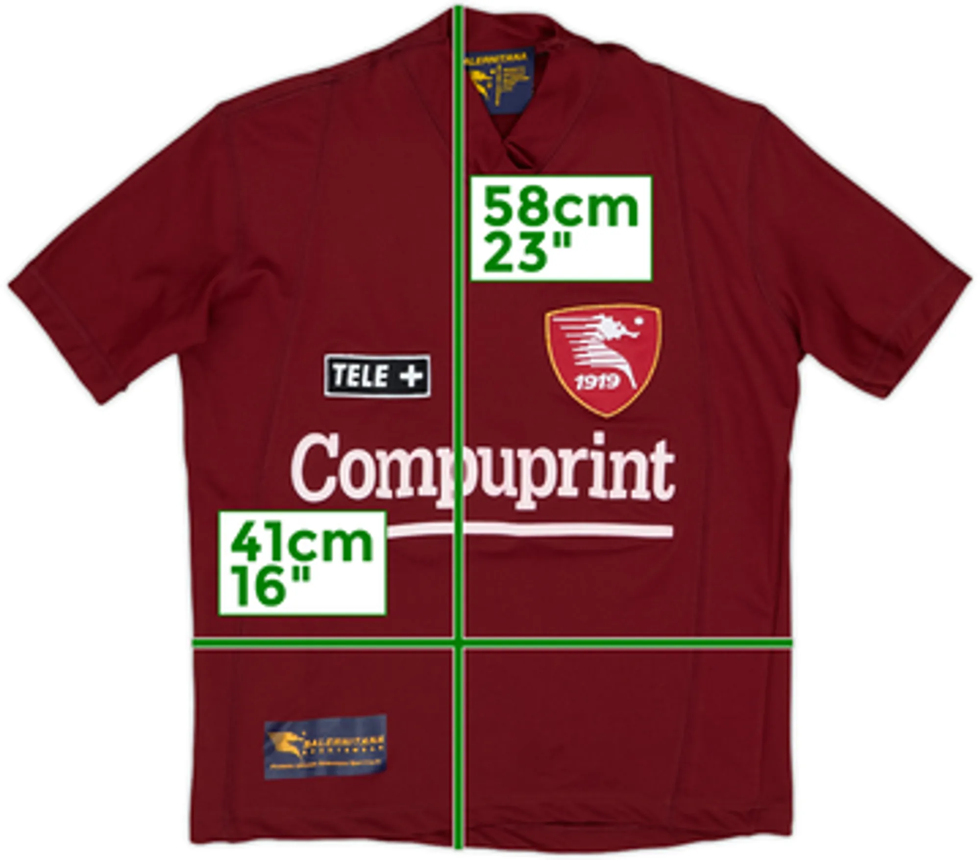 2000-01 Salernitana Home Shirt - 8/10 - (S.Boys)