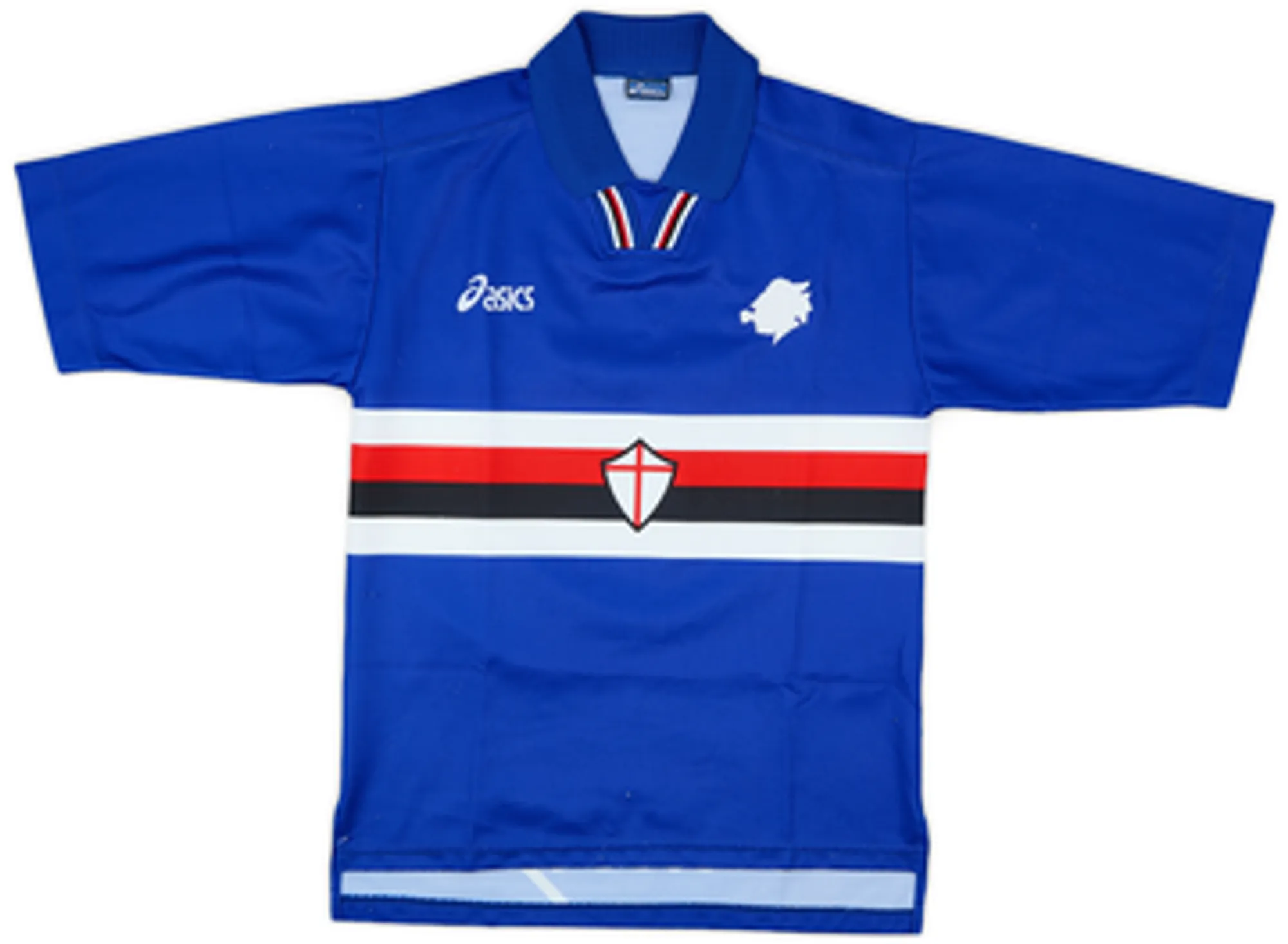 1996-97 Sampdoria Home Shirt Montella #9 - 6/10 - (S)