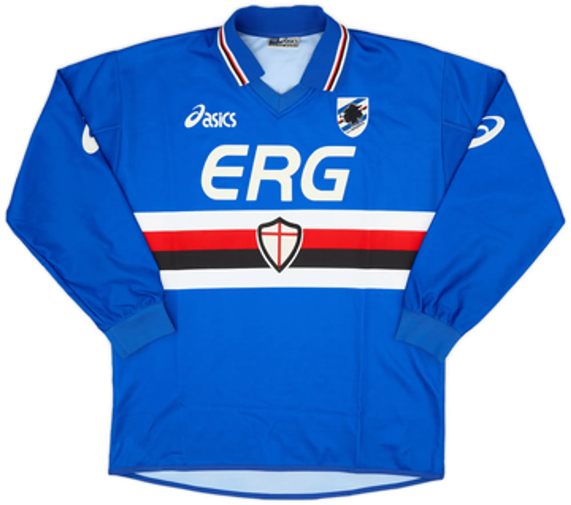 2003-04 Sampdoria Home L/S Shirt Doni #27 - 8/10 - (S)