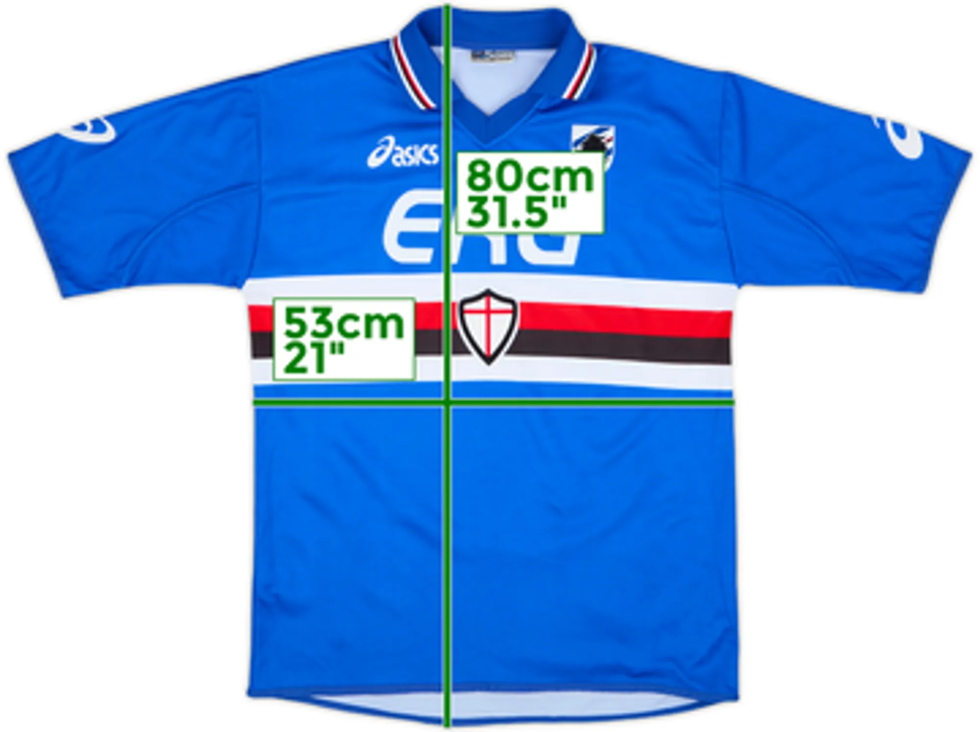 2003-04 Sampdoria Home Shirt - 8/10 - (L)