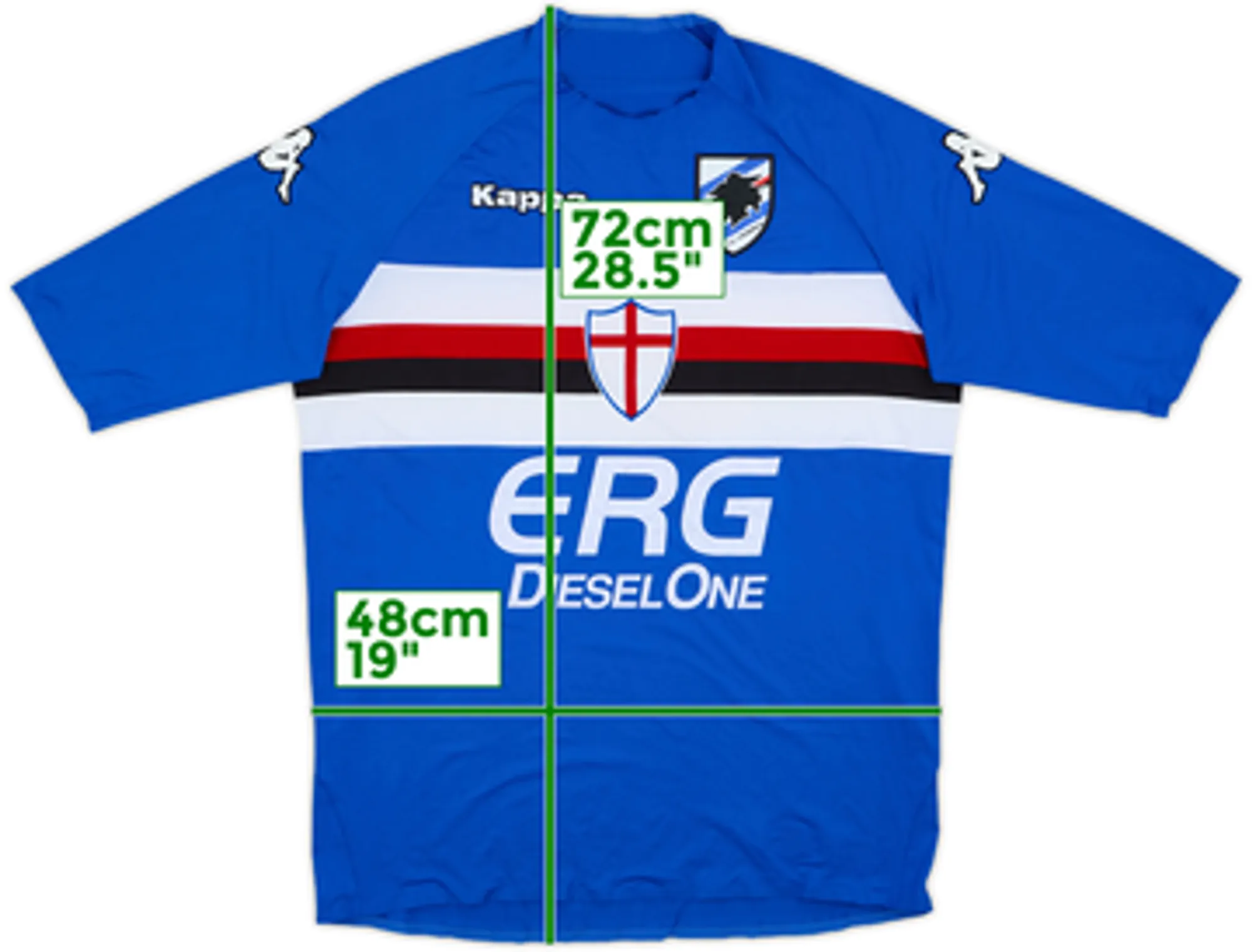 2006-07 Sampdoria Player Issue Home Shirt - 5/10 - (L)