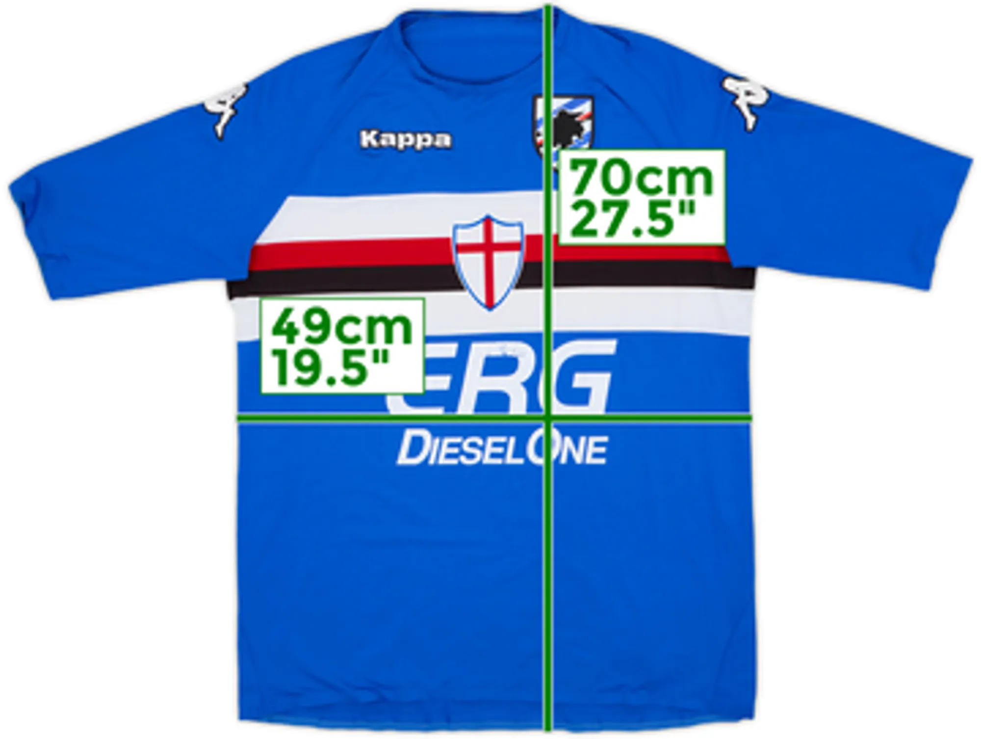 2006-07 Sampdoria Player Issue Home Shirt - 6/10 - (L)