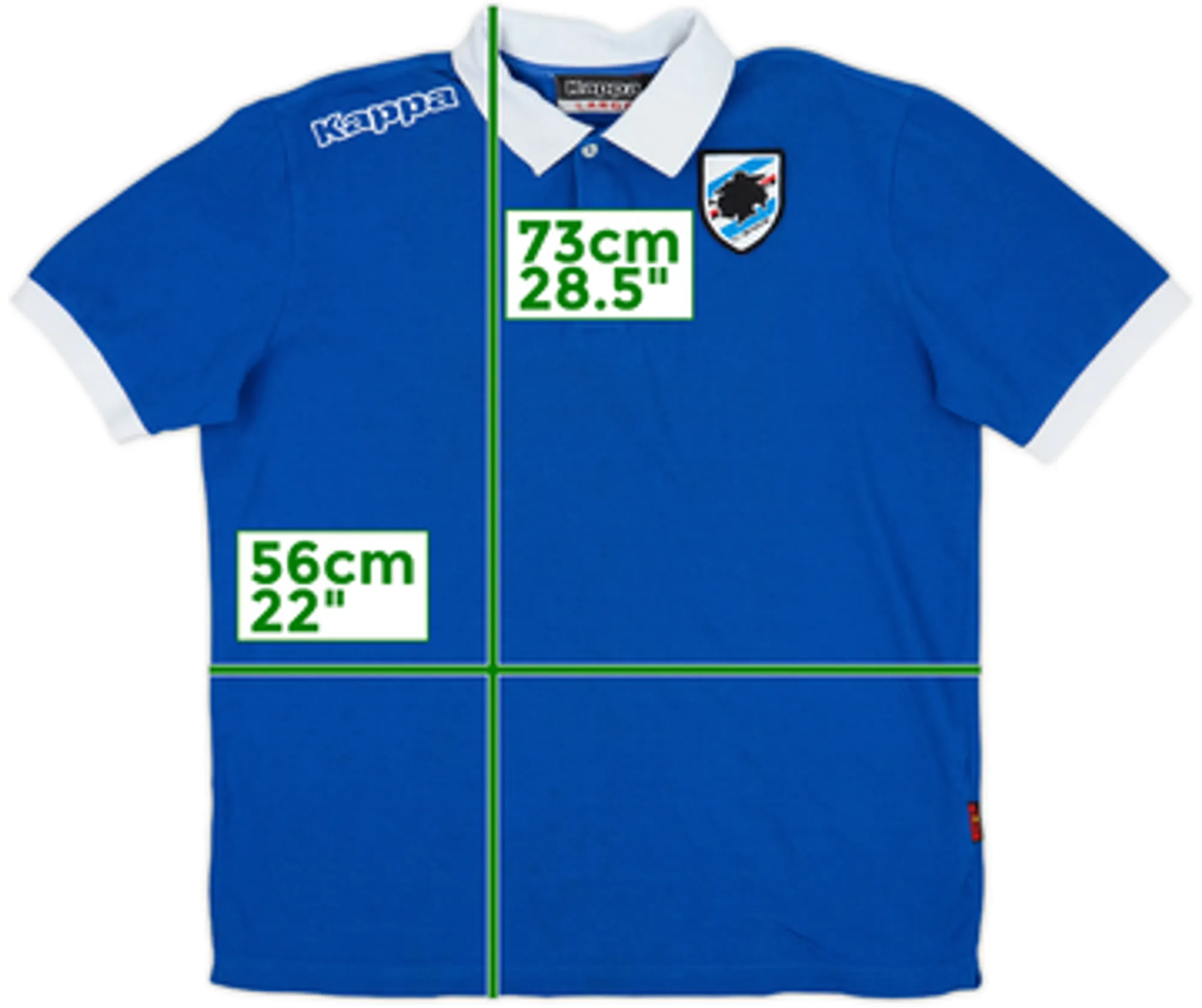 2012-13 Sampdoria Kappa Polo Shirt - 7/10 - (L)