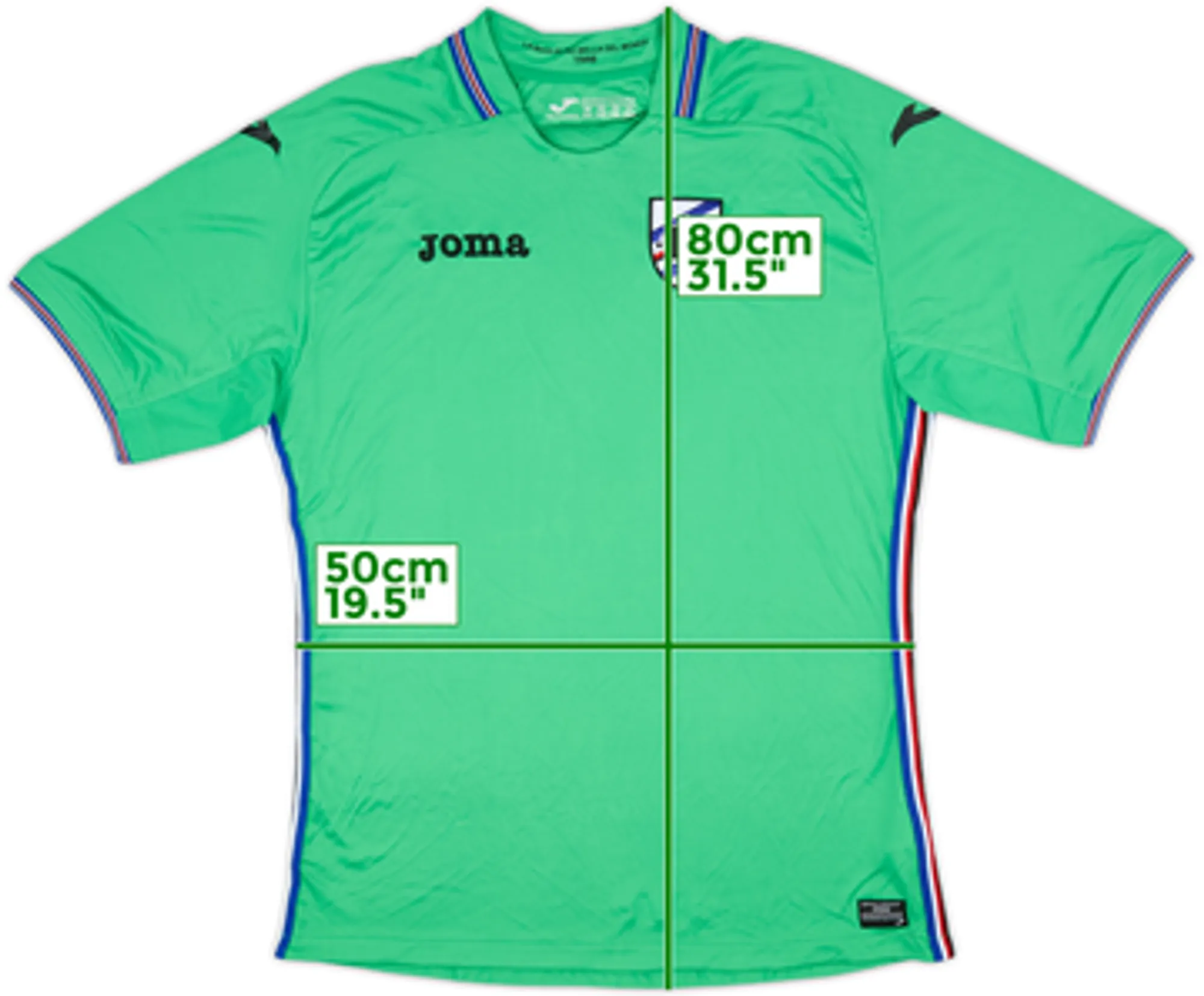 2017-18 Sampdoria GK S/S Shirt - 8/10 - (XXL)