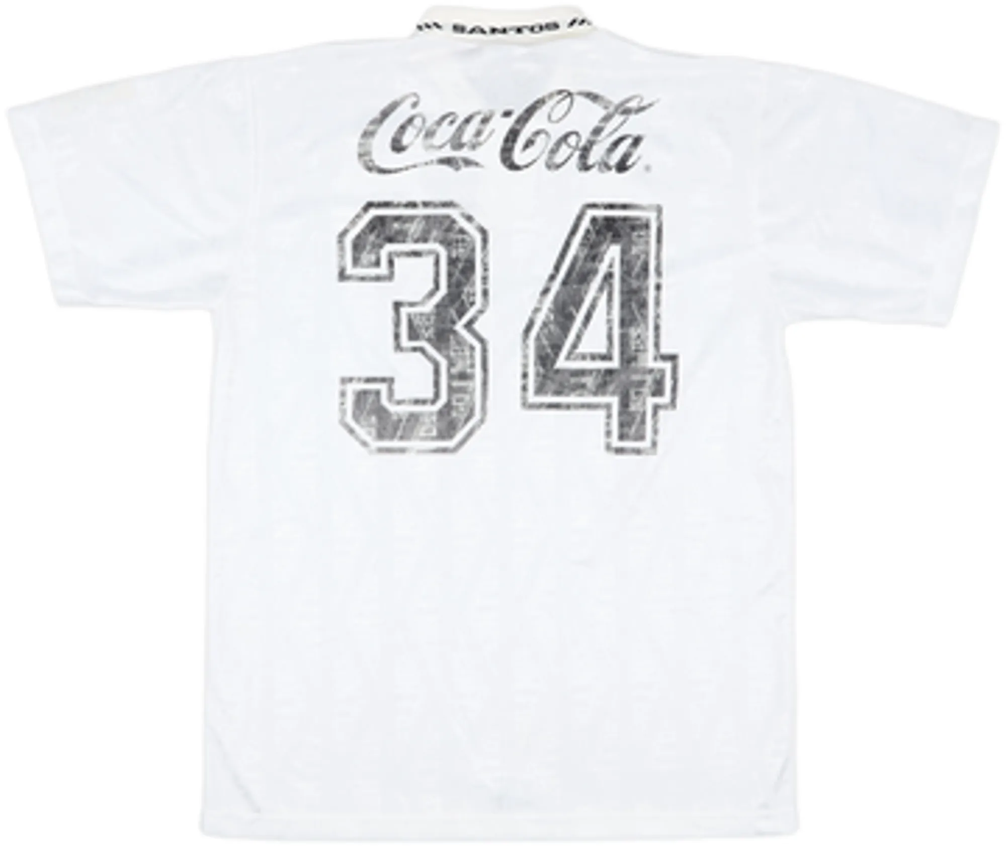 1993 Santos Home Shirt #34 - 5/10 - (XL)
