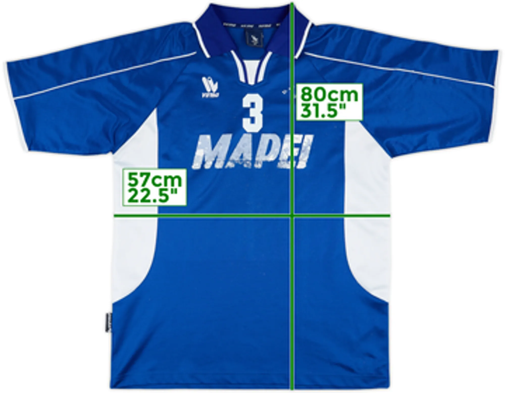 2003-04 Sassuolo Virma Player Issue Training Shirt #3 - 5/10 - (XL)
