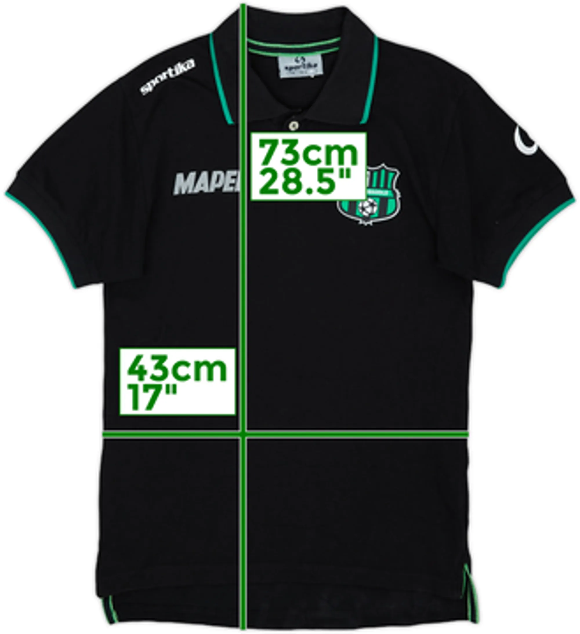 2012-13 Sassuolo Sportika Polo Shirt - 8/10 - (S)