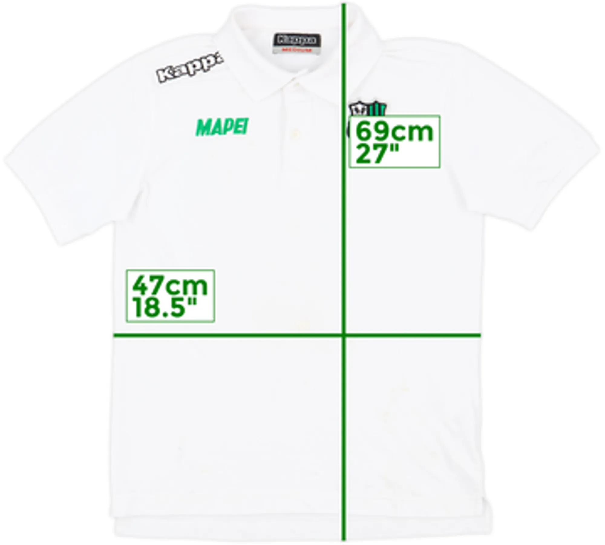 2015-16 Sassuolo Kappa Polo Shirt - 6/10 - (M)