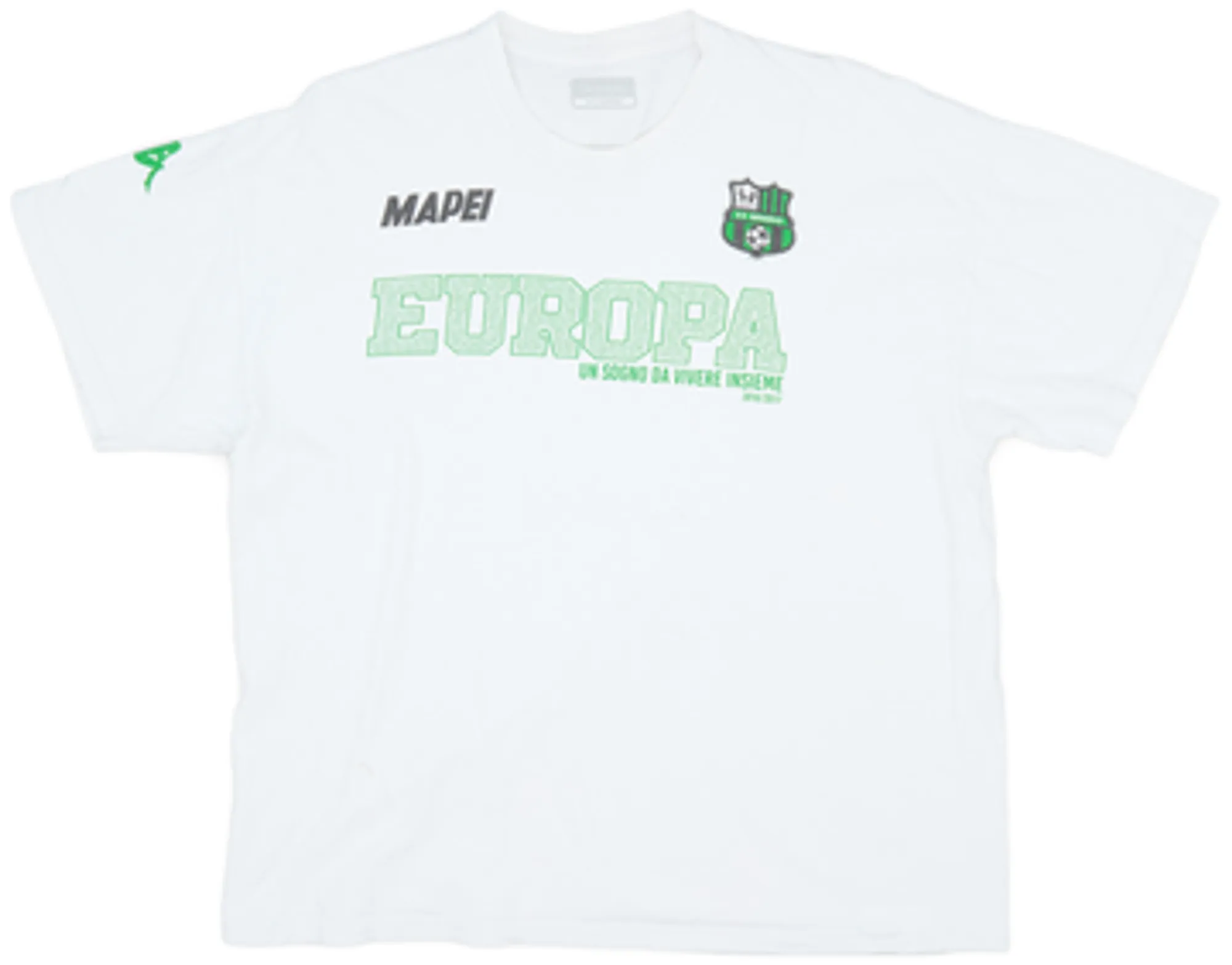 2016-17 Sassuolo Kappa Graphic T-shirt - 6/10 - (XL)