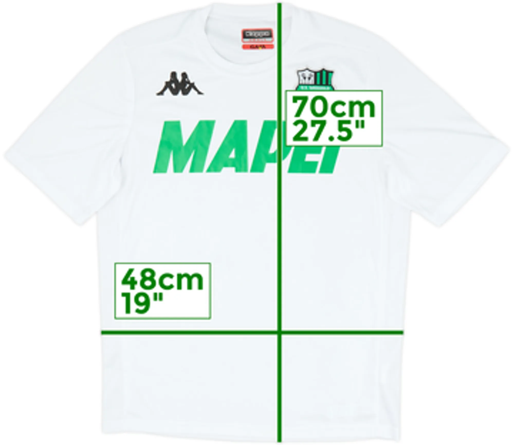 2018-19 Sassuolo Kappa Training Shirt - 8/10 - (XS)