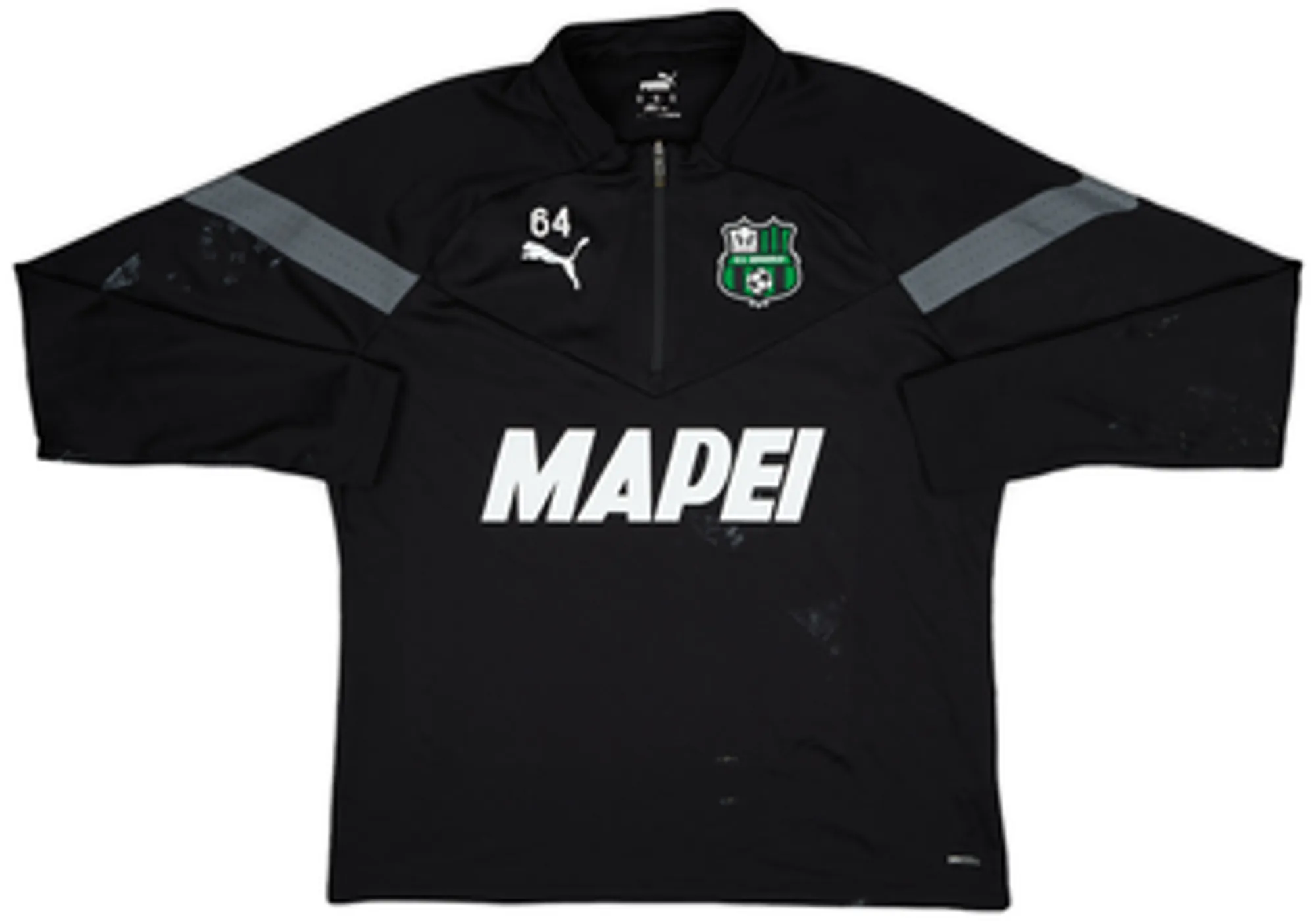 2022-23 Sassuolo Puma Player Issue 1/4 Zip Drill Top #64 - 5/10 - (XL)