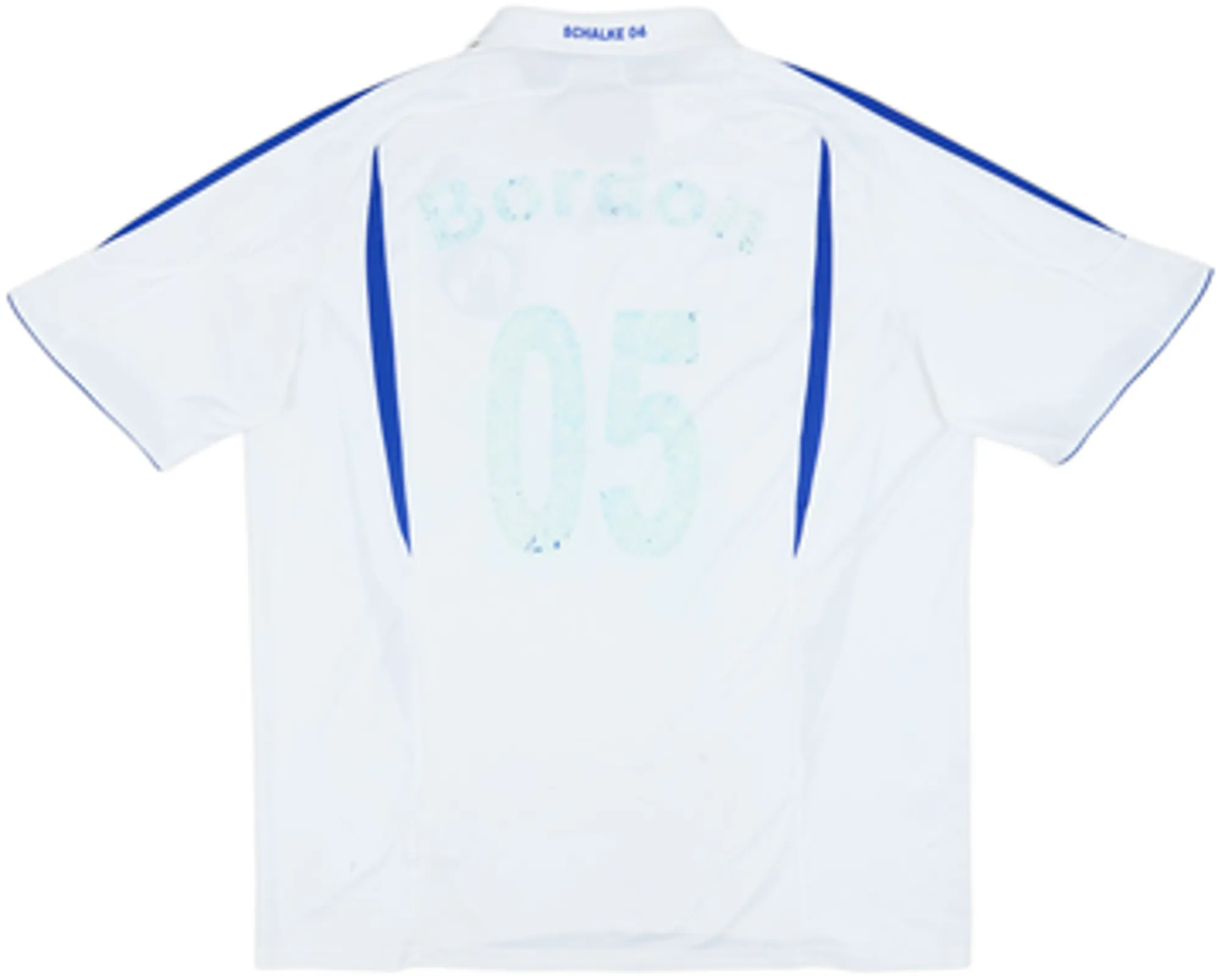 2007-08 Schalke Away Shirt Bordon #05 - 4/10 - (XXL)