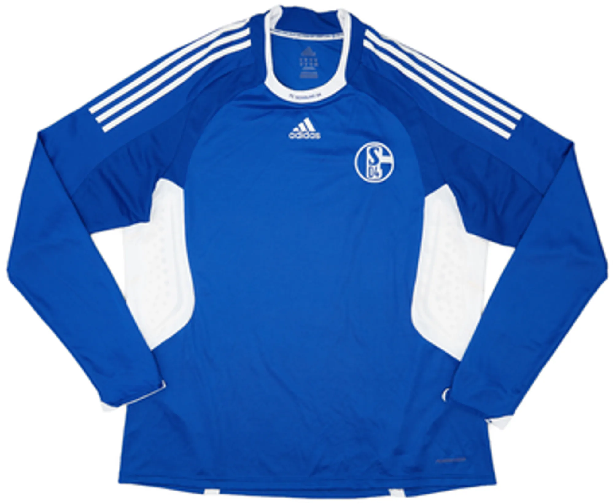 2008-10 Schalke Player Issue Home L/S Shirt - 8/10 - (XXL)