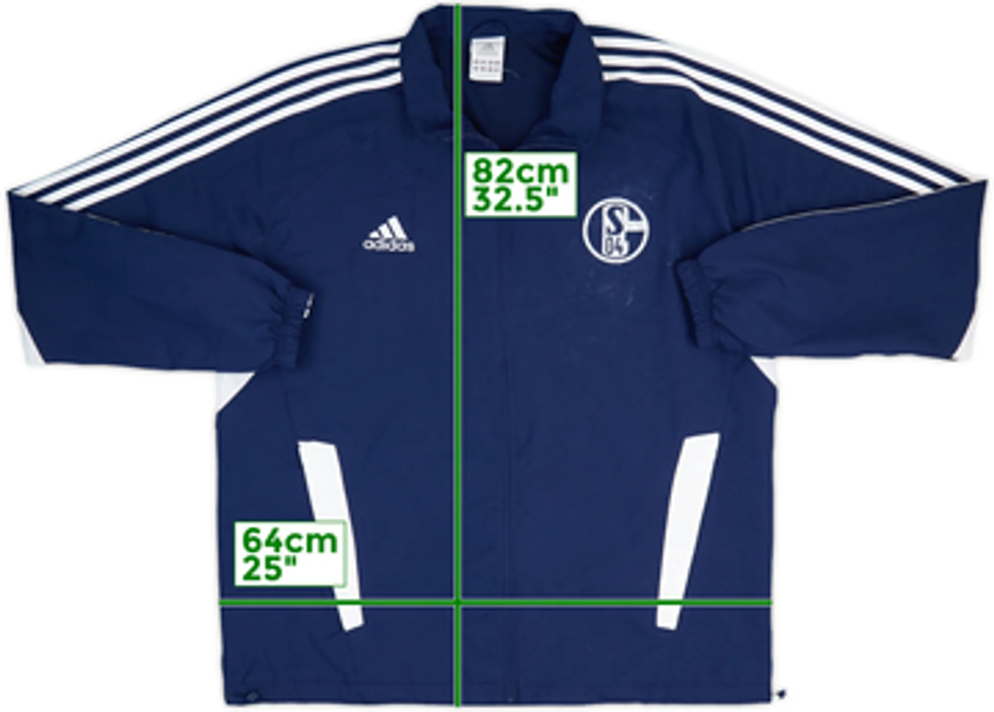 2011-12 Schalke adidas Track Jacket - 5/10 - (XXL)