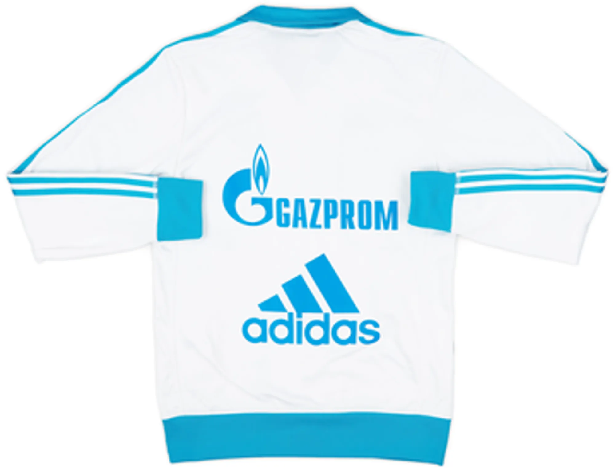 2015-16 Schalke adidas Track Jacket - 7/10 - (S)