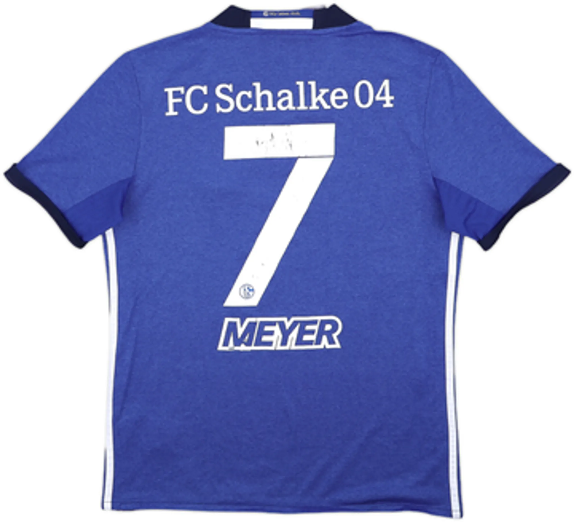 2016-18 Schalke Home Shirt Meyer #7 - 5/10 - (XL.Boys)