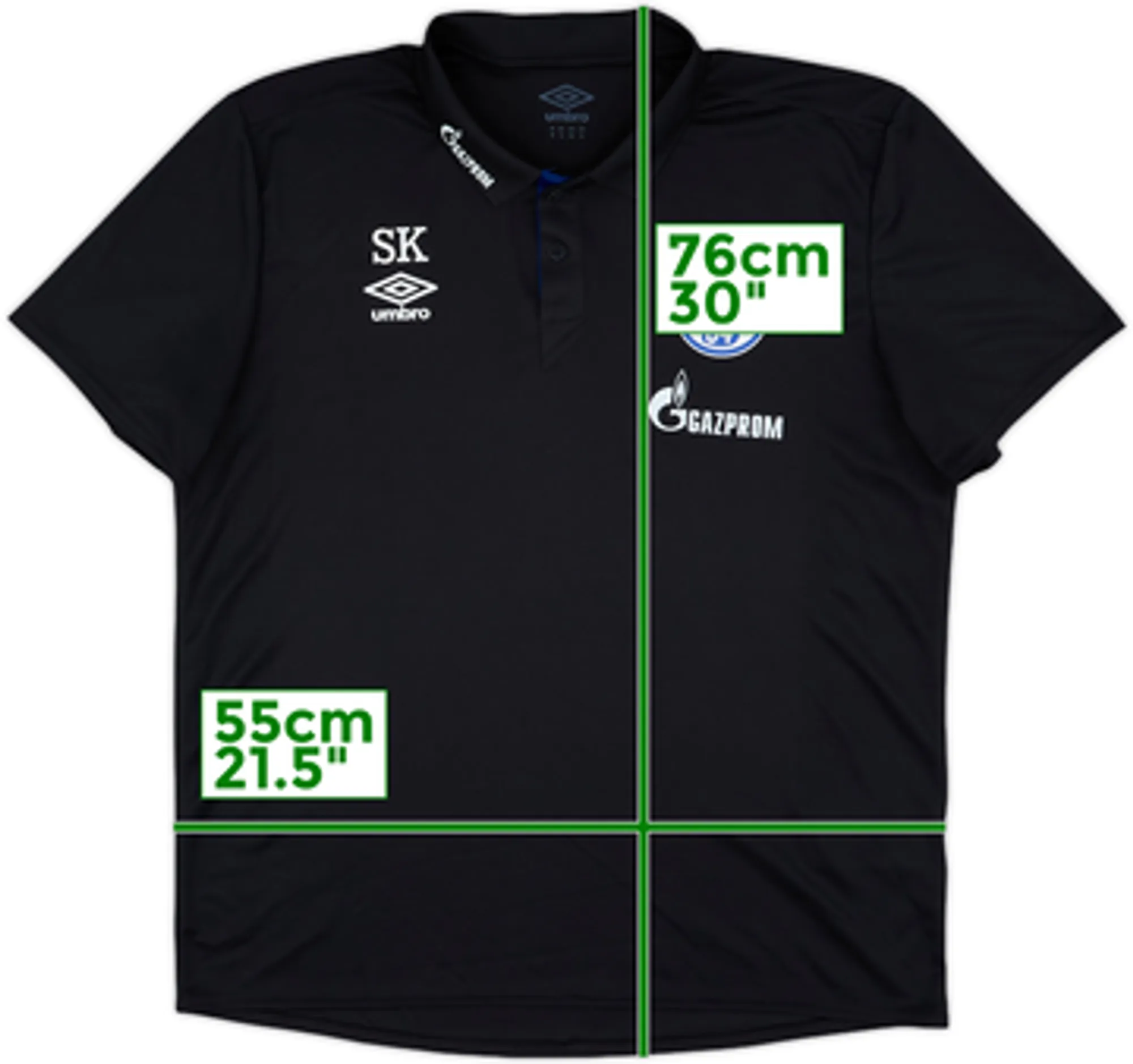 2018-19 Schalke Staff Issue Umbro Polo Shirt SK - 9/10 - (XL)