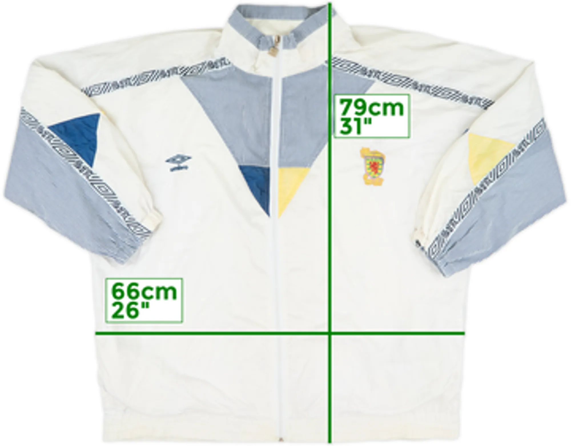 1990-92 Scotland Umbro Track Jacket - 7/10 - (L)