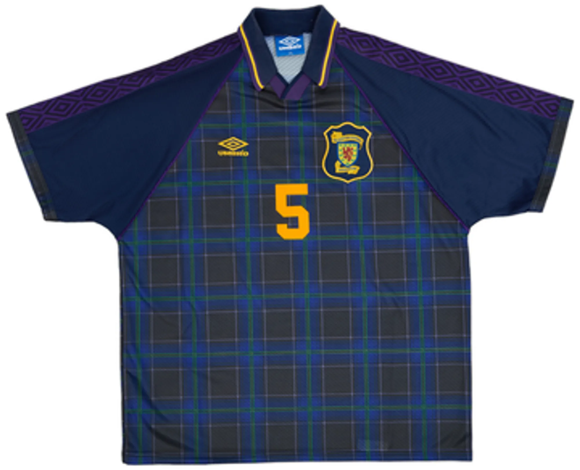 1994-96 Scotland Home Shirt Hendry #5 - 9/10 - (M)