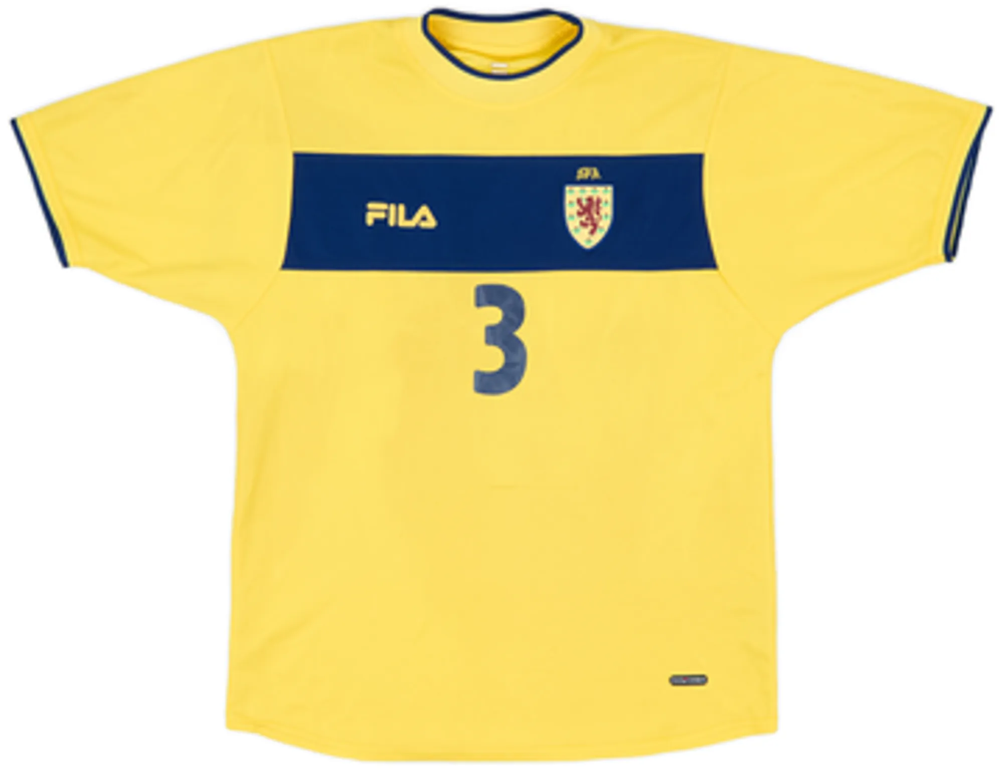 2002-03 Scotland Away Shirt Naysmith #3 - 7/10 - (XL.Boys)