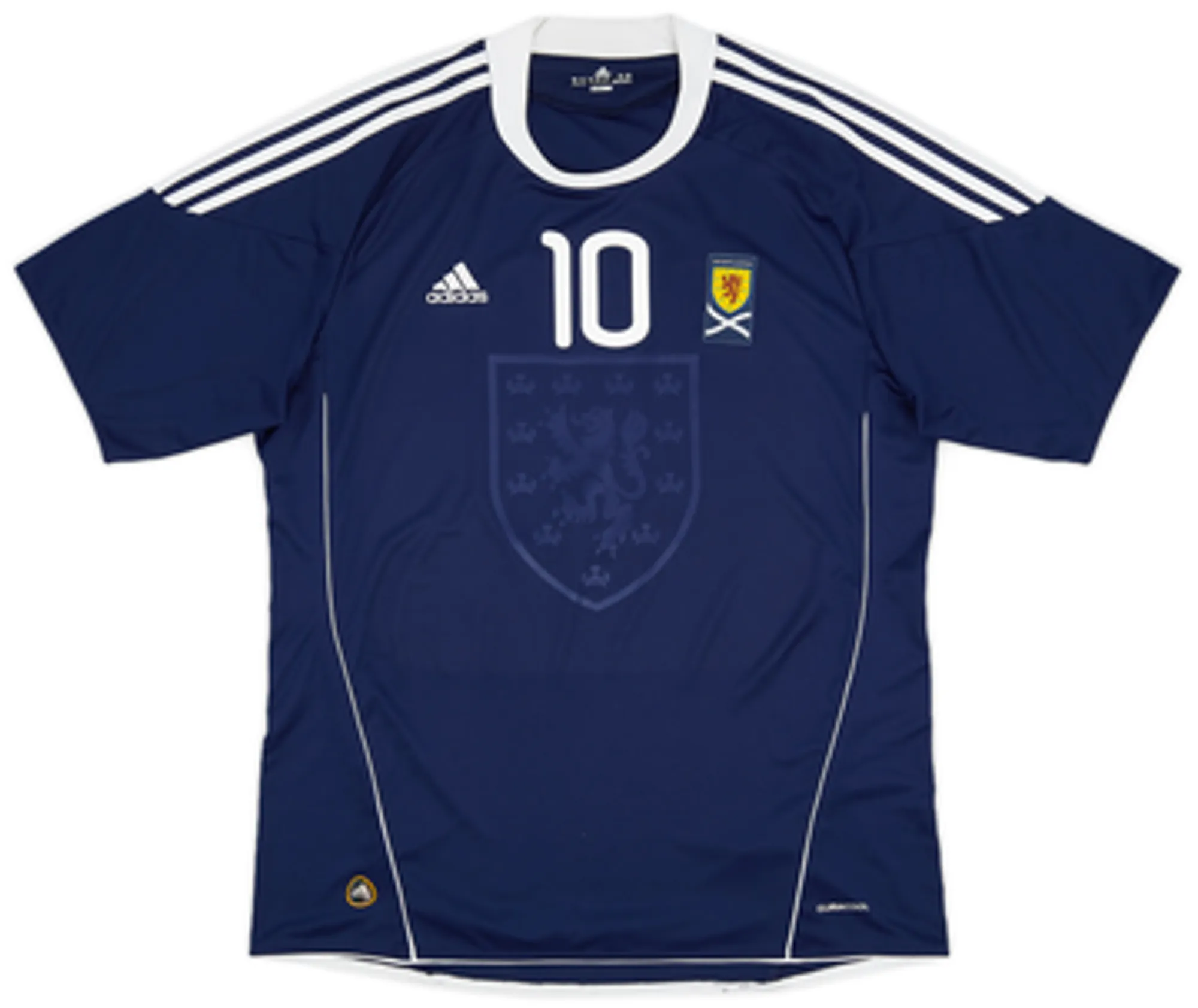 2010-11 Scotland Home Shirt Fletcher #10EL