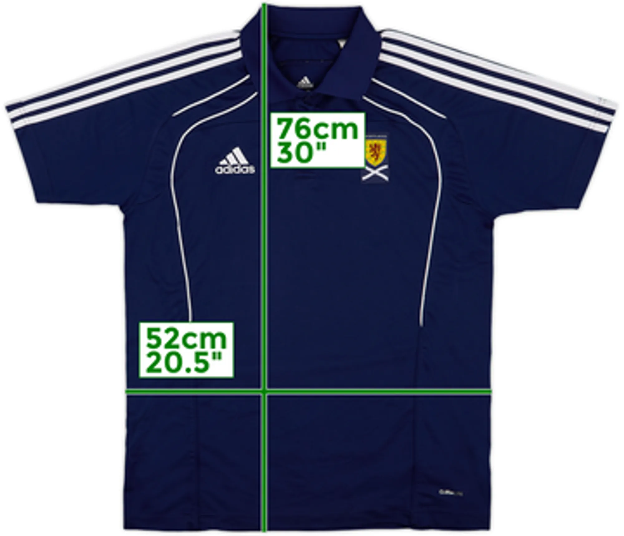 2010-11 Scotland adidas Polo Shirt - 8/10 - (L)