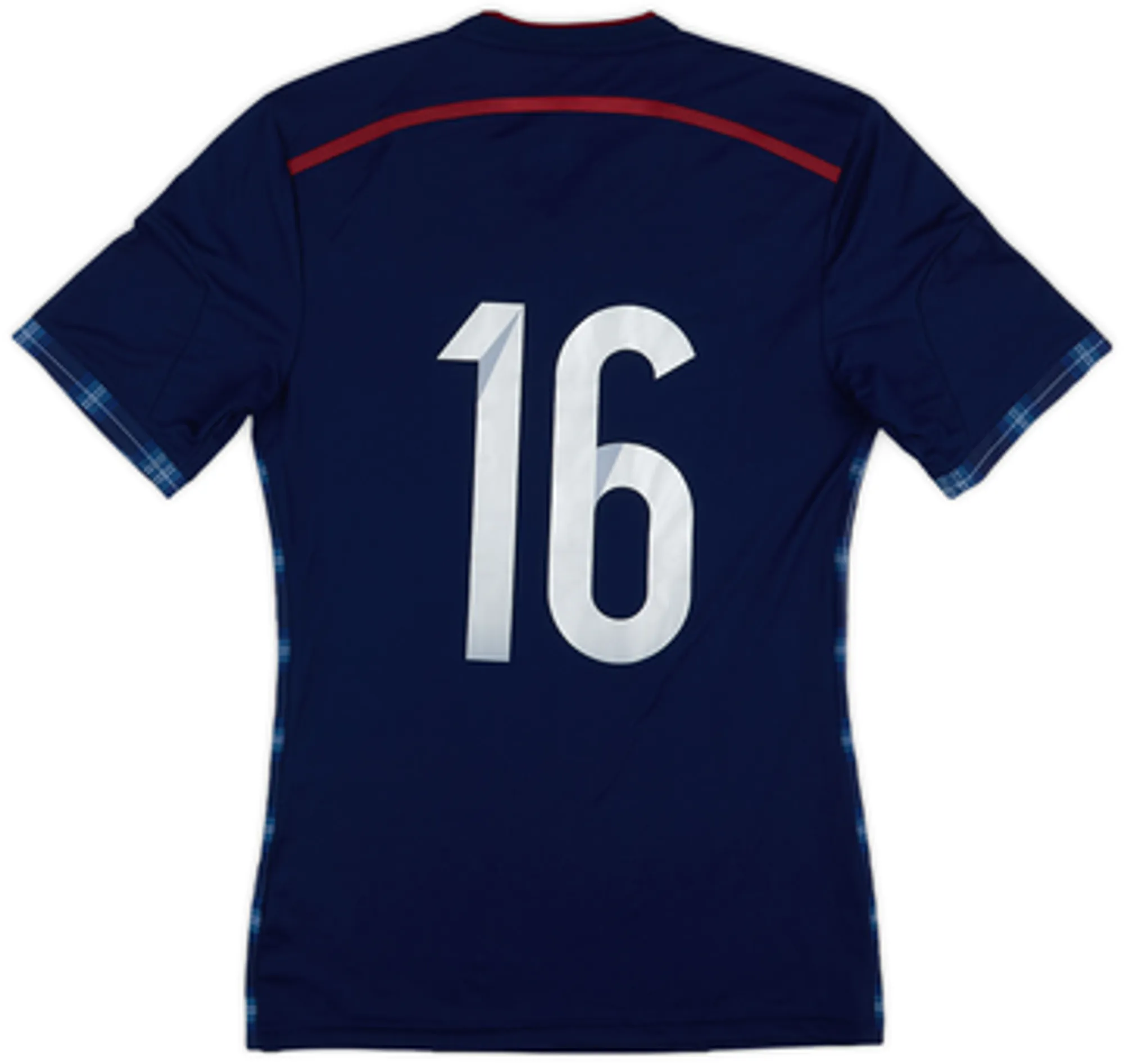 2014-15 Scotland Player Issue Home L/S Shirt #16 - 10/10 - (S)