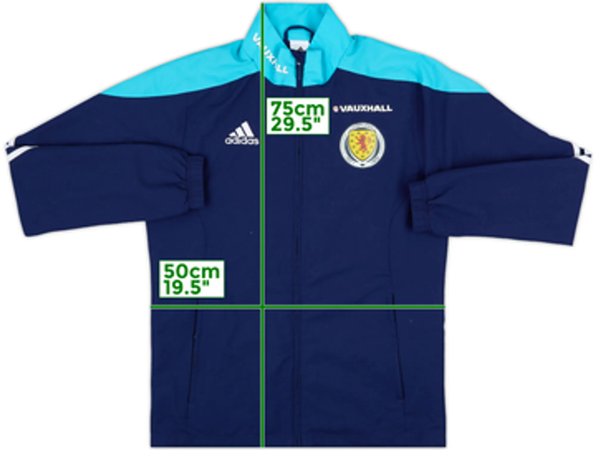 2014-15 Scotland adidas Track Jacket - 8/10 - (S)