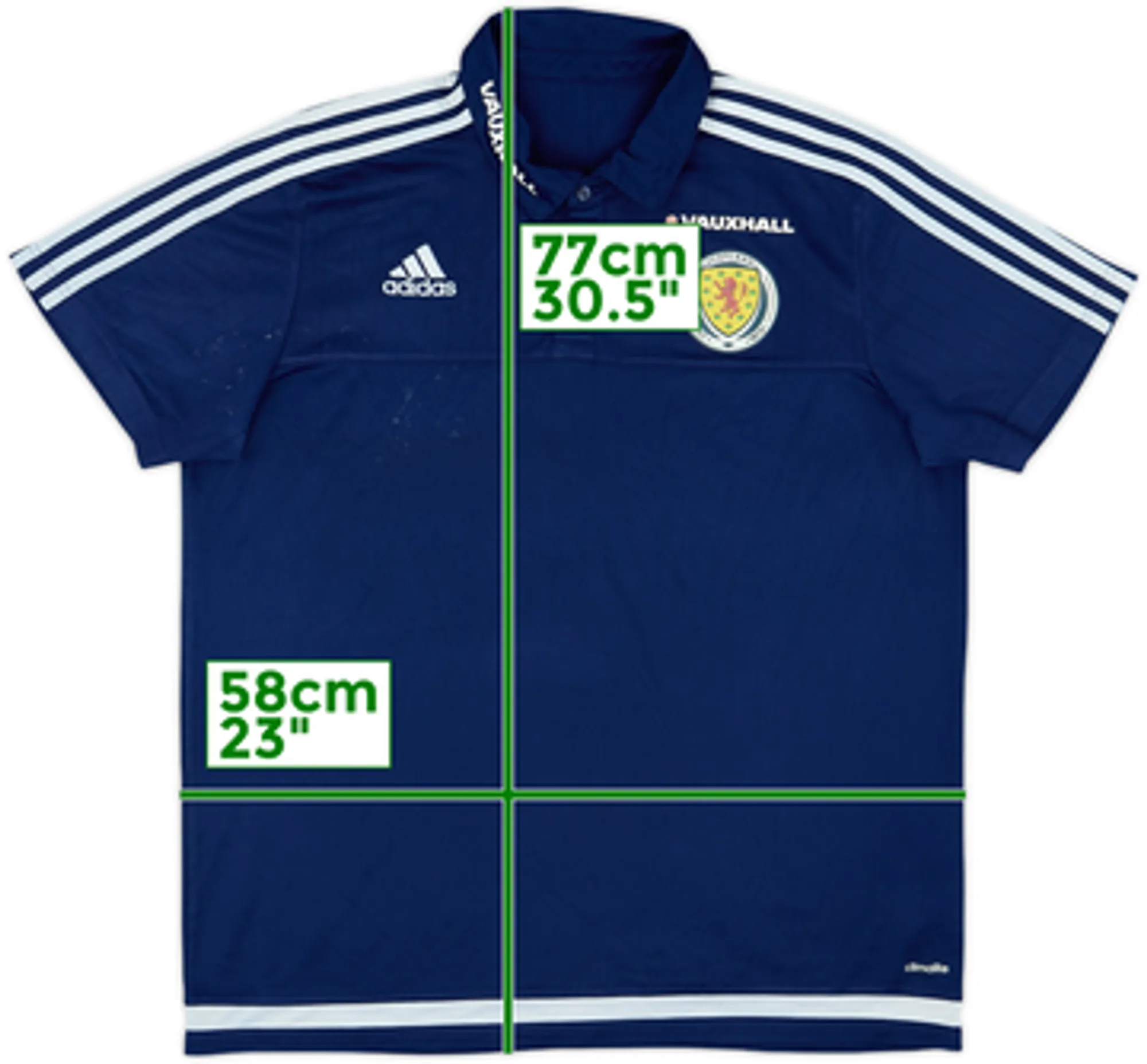 2015-16 Scotland adidas Polo Shirt - 5/10 - (L)