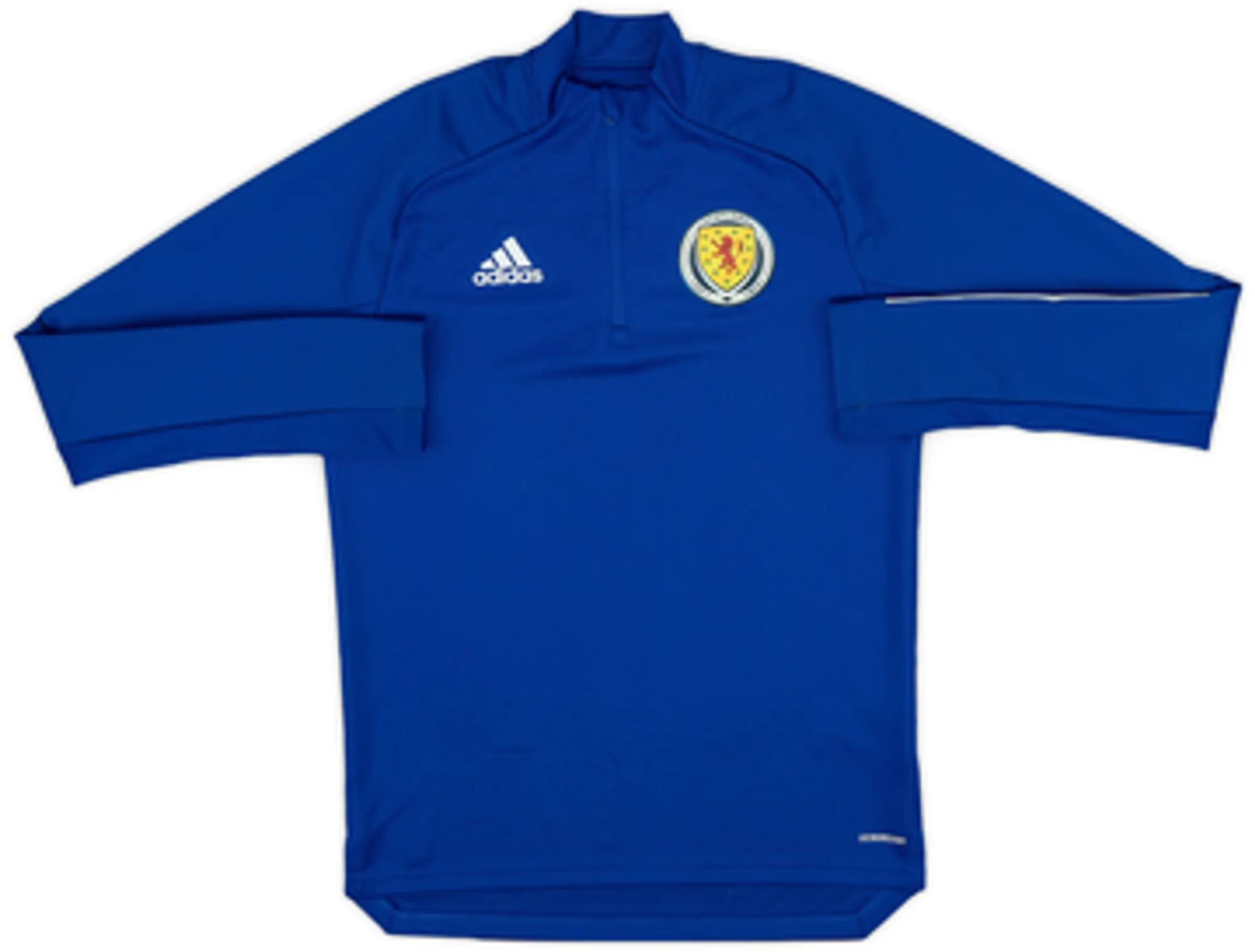 2019-20 Scotland adidas 1/4 Zip Drill Top - 8/10 - (S)
