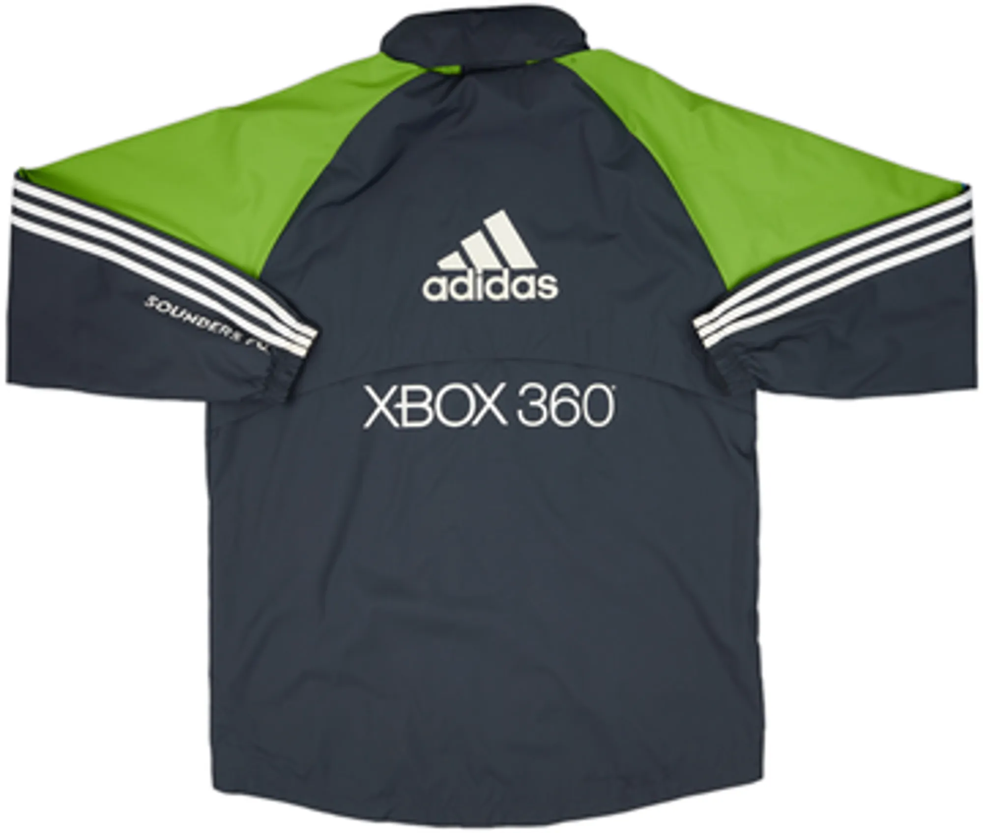 2009-10 Seattle Sounders adidas Hooded Rain Jacket - 8/10 - (L/XL)