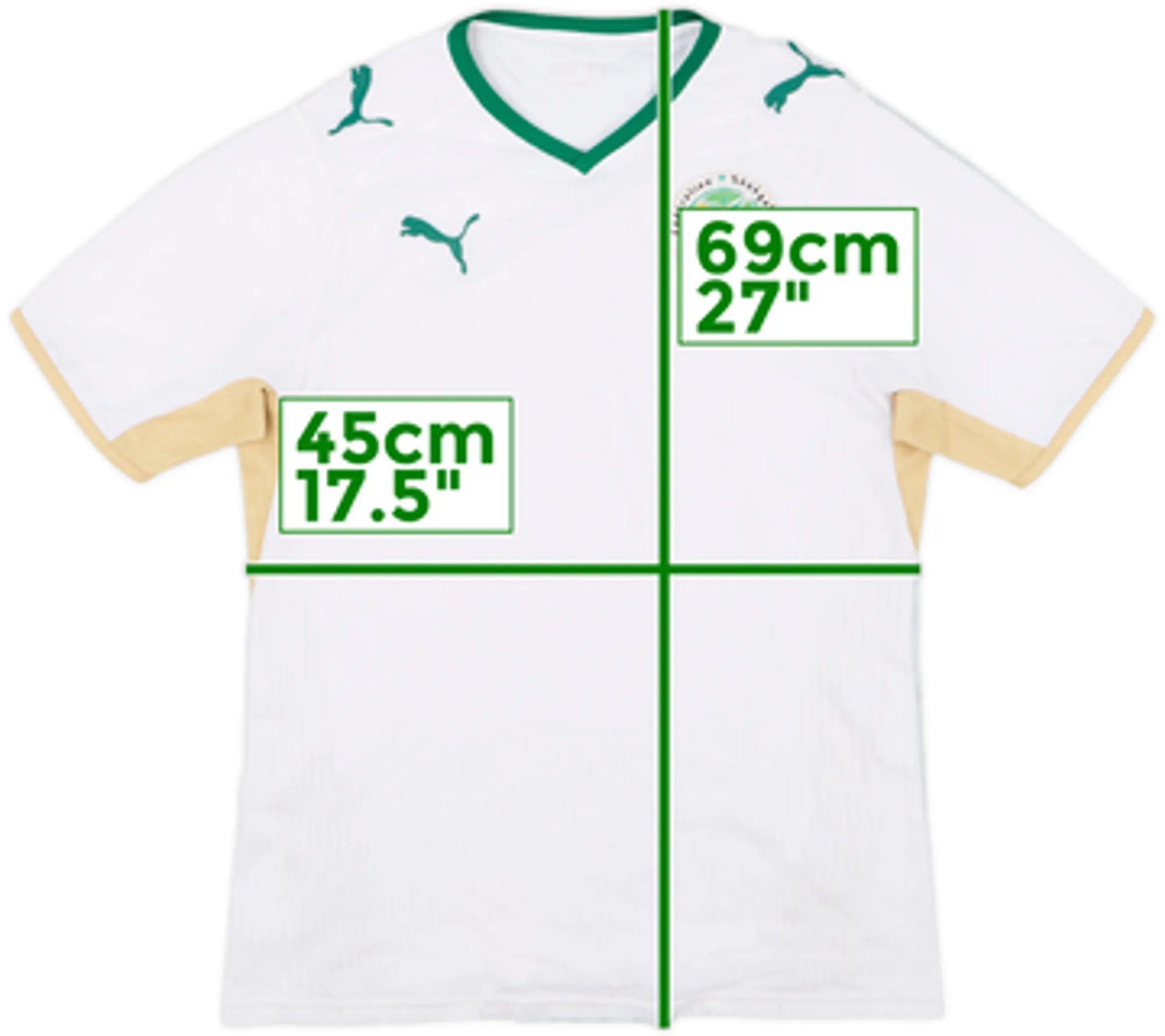 2007-09 Senegal Home Shirt - 9/10 - (S)
