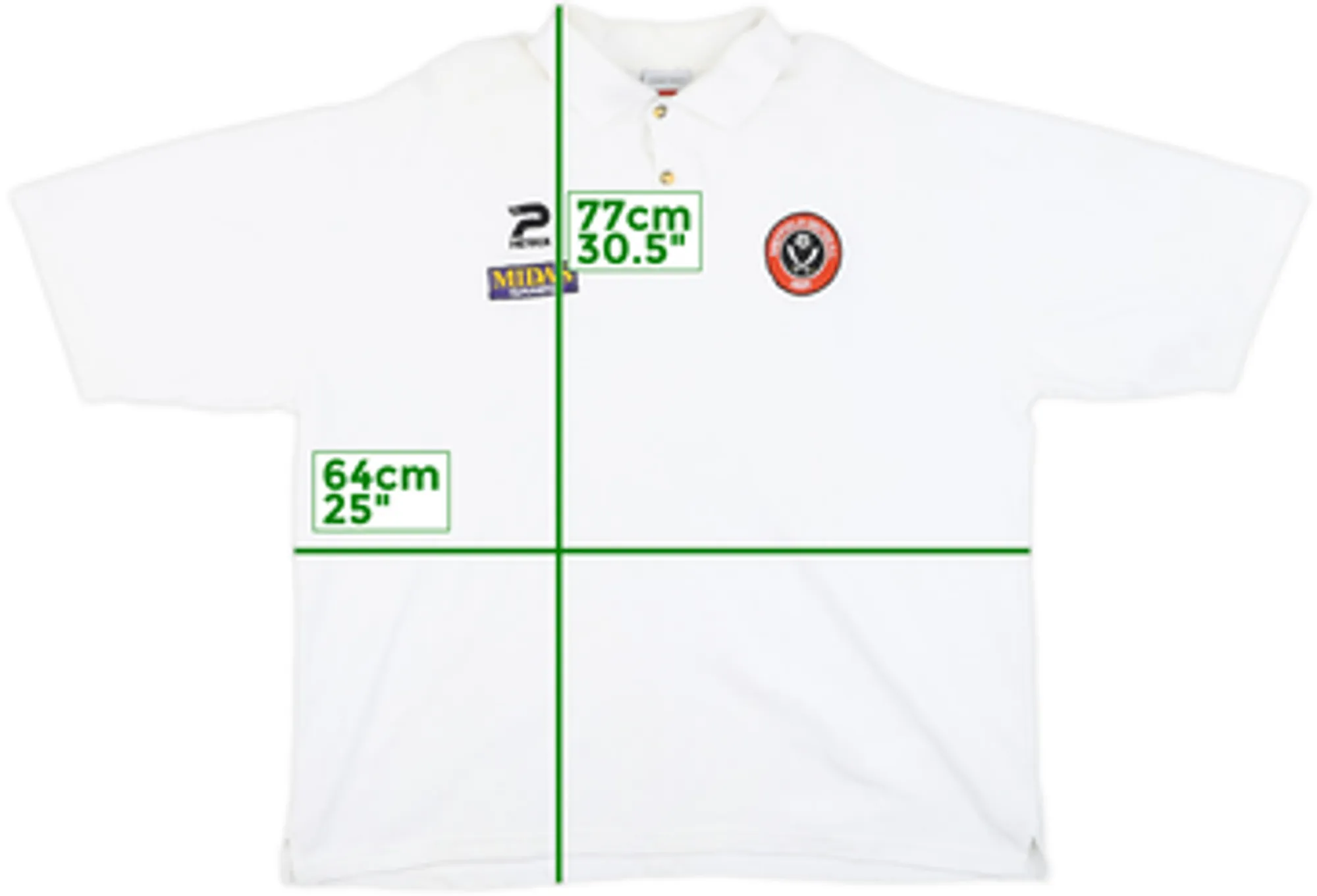 2000-02 Sheffield United Patrick Polo Shirt - 9/10 - (XXL)