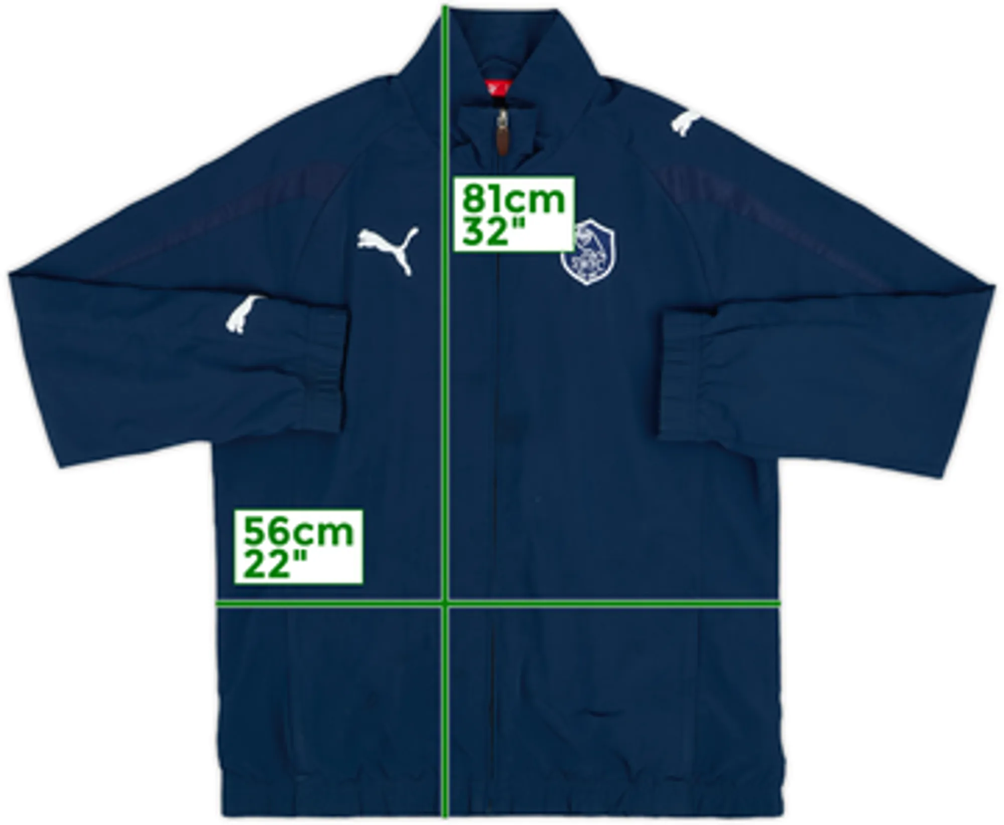 2009-10 Sheffield Wednesday Puma Track Jacket - 8/10 - (M)