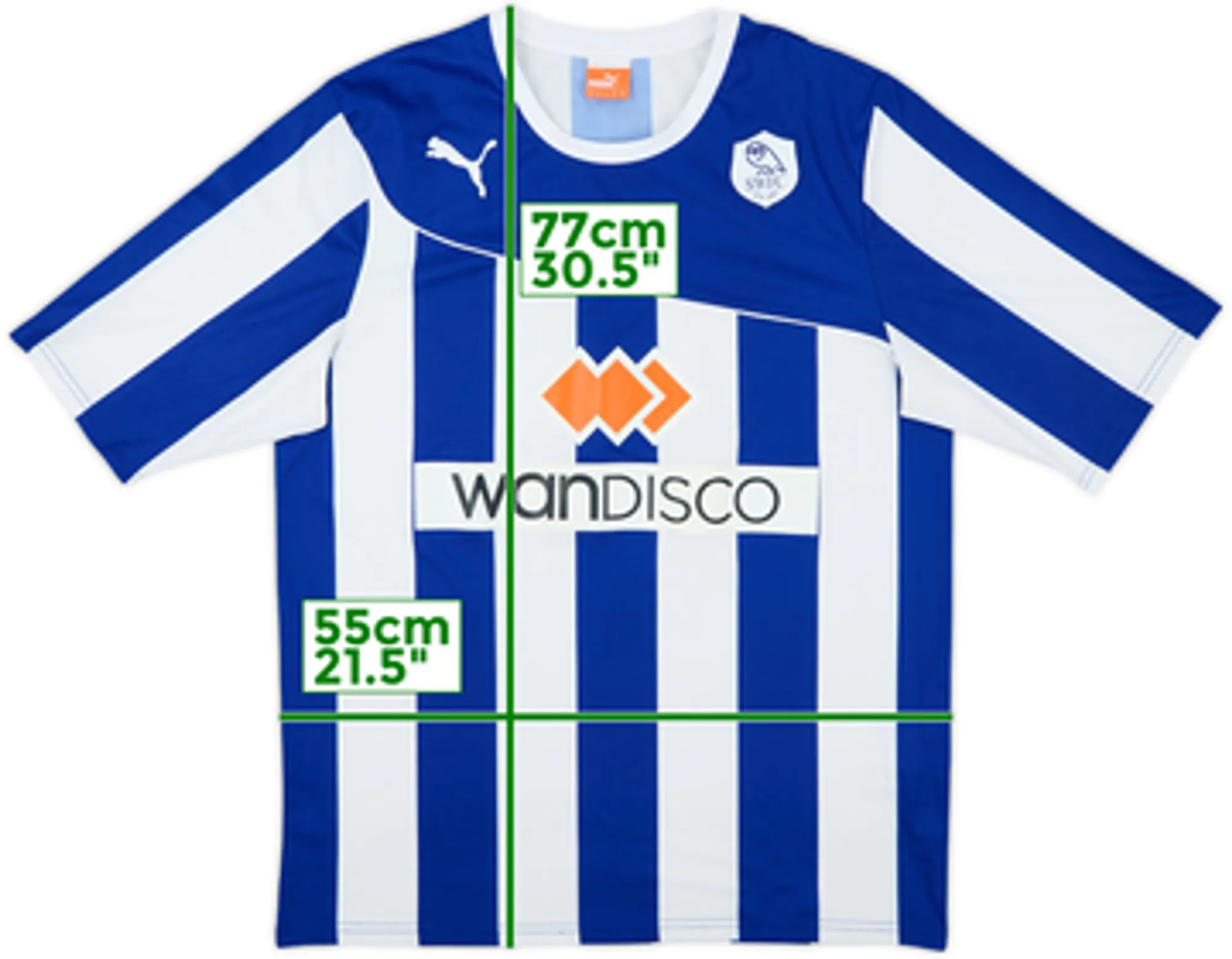 2013-14 Sheffield Wednesday Home Shirt - 7/10 - (L)