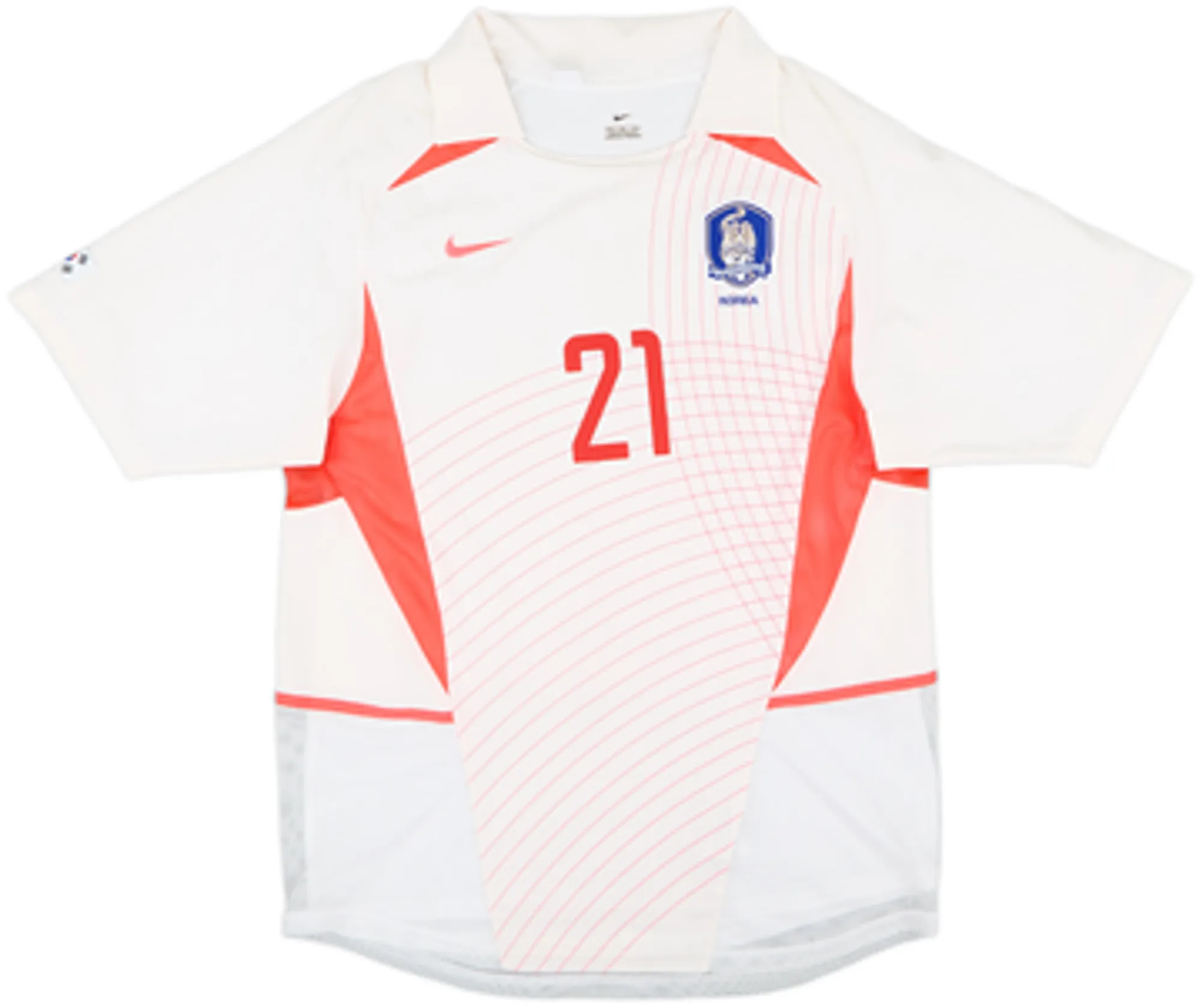 2002-03 South Korea Player Issue Away Shirt JSPark #21 - 9/10 - (M)