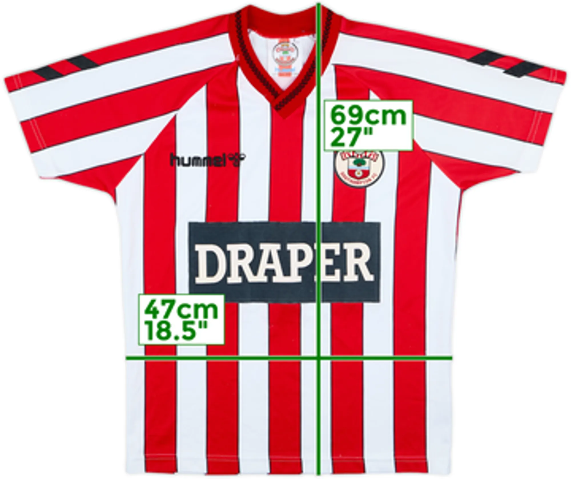 1989-91 Southampton Home Shirt - 8/10 - (Y)