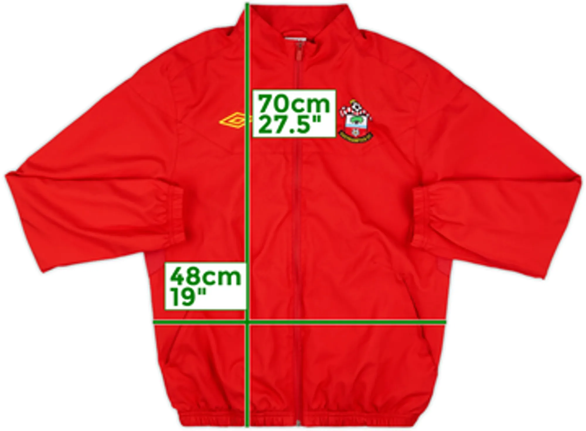 2011-12 Southampton Umbro Track Jacket - 10/10 - (M)