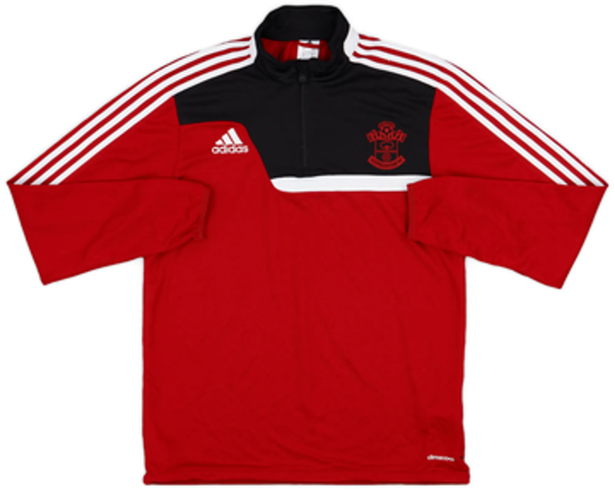 2013-14 Southampton adidas 1/4 Zip Drill Top - 9/10 - (M)