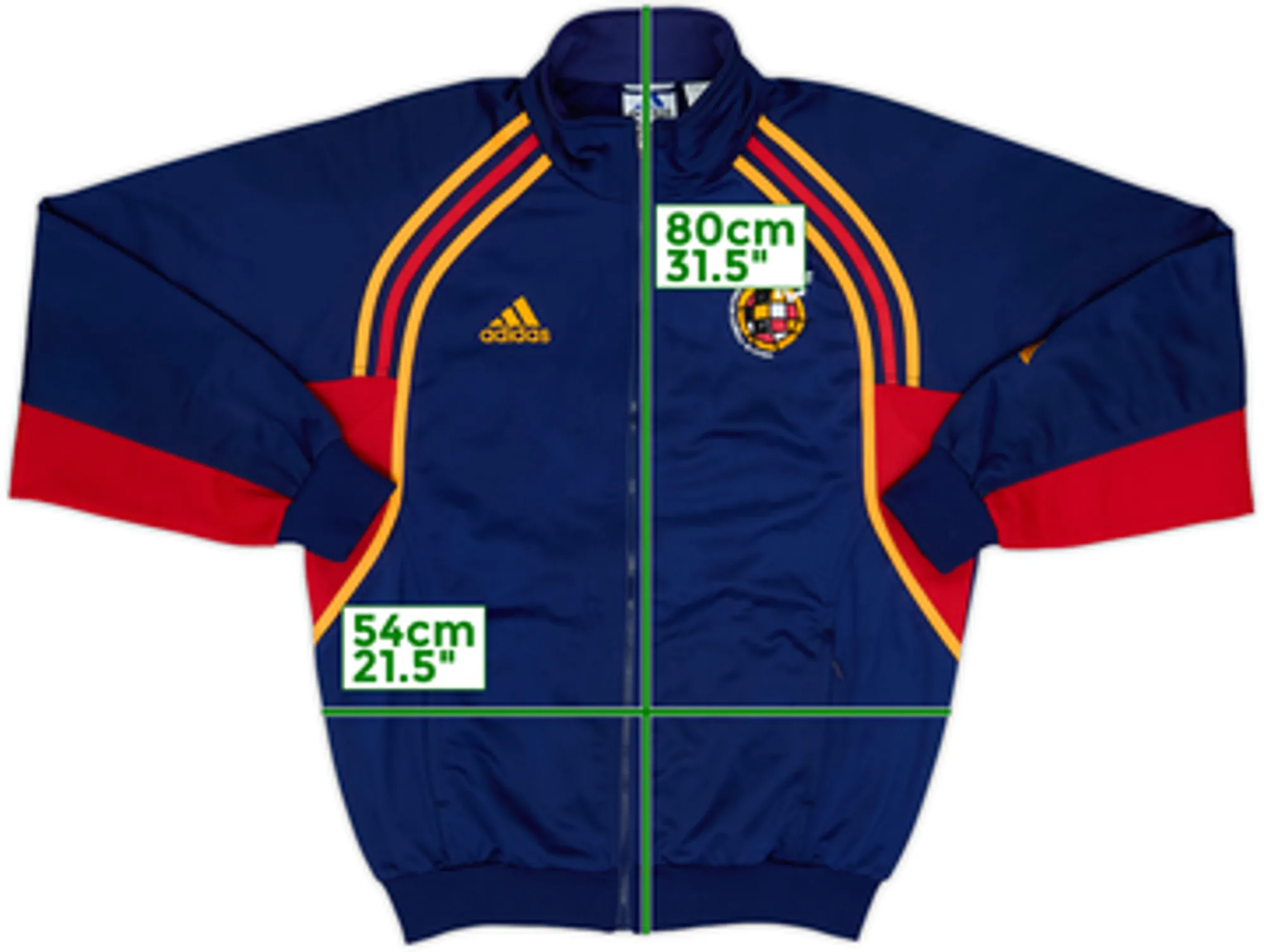 2000-01 Spain adidas Track Jacket - 6/10 - (M/L)
