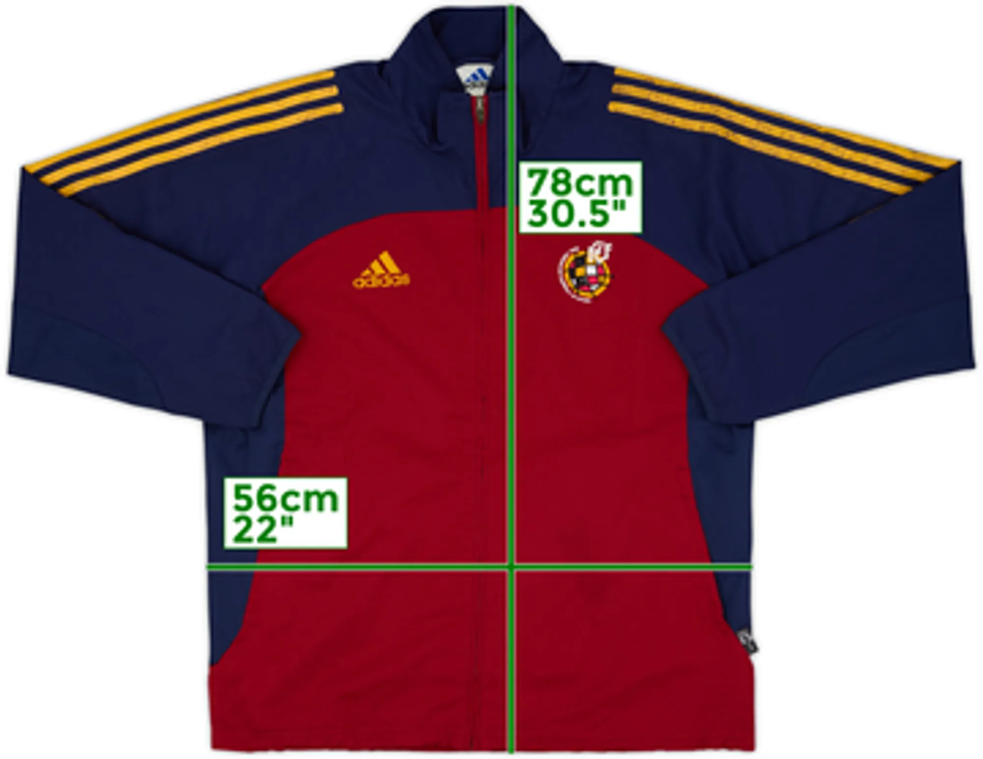 2002-04 Spain adidas Track Jacket - 5/10 - (L/XL)