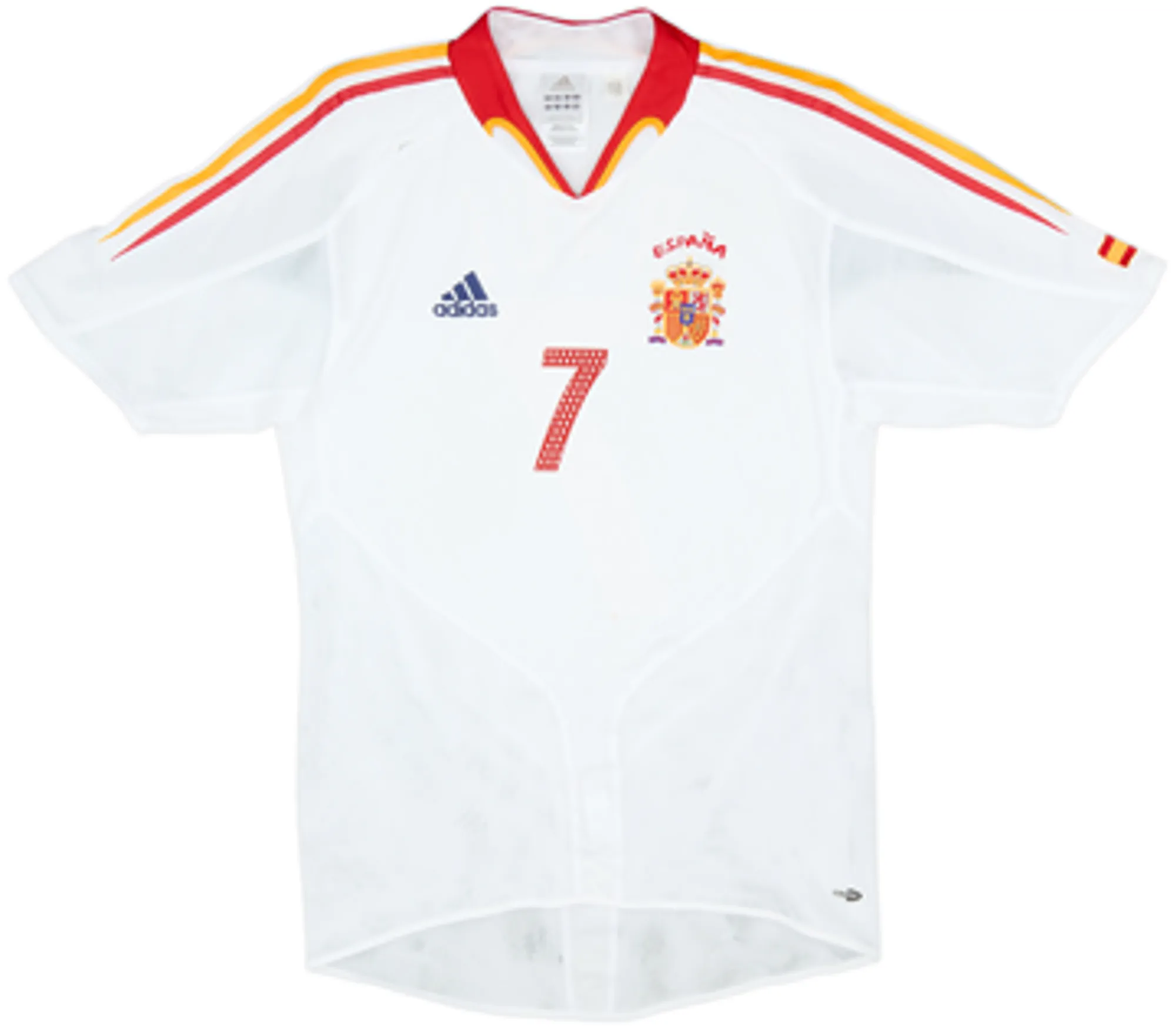 2004-06 Spain Away Shirt Raul #7 - 8/10 - (M)