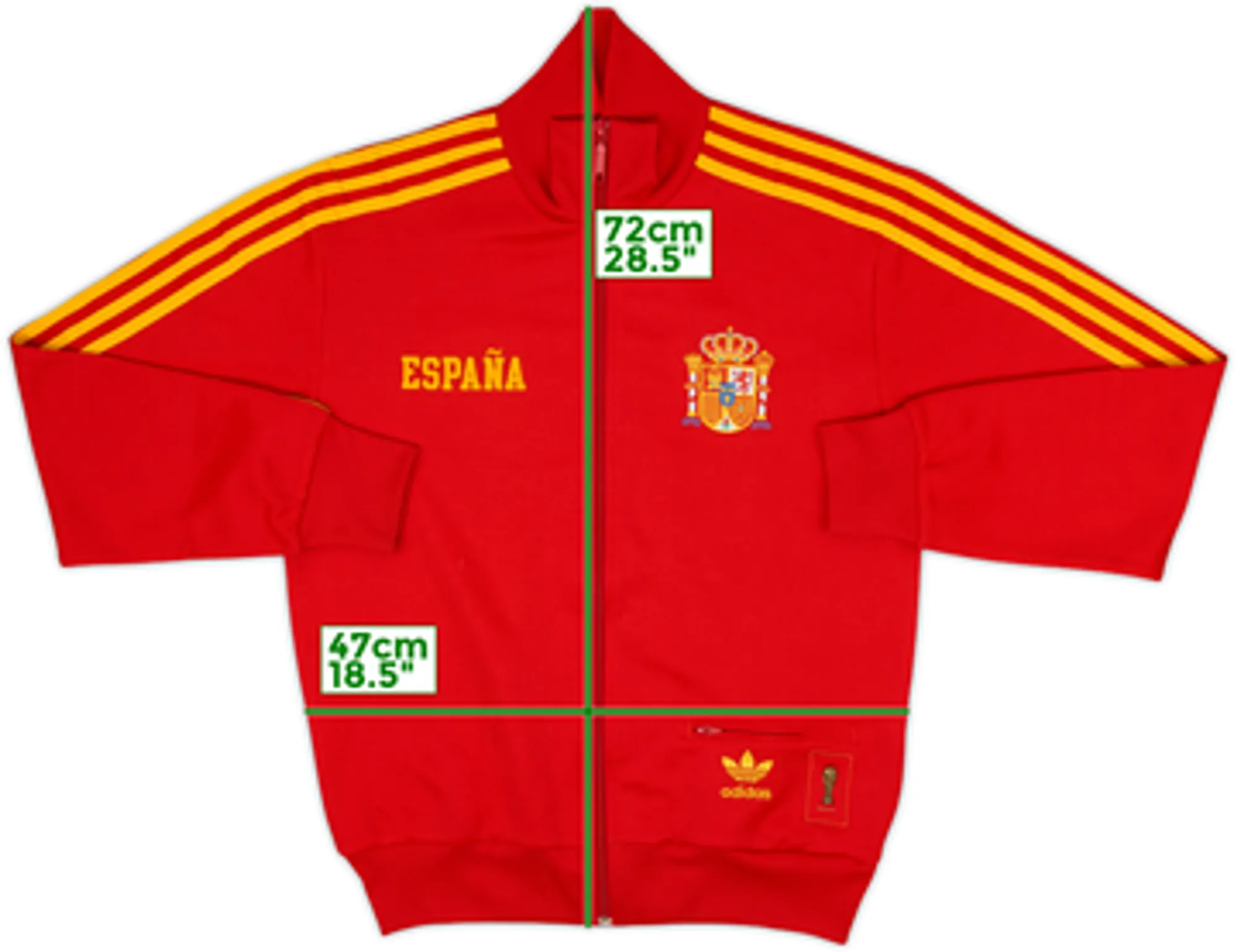 2006-07 Spain adidas Originals Retro Track Jacket - 9/10 - (M)