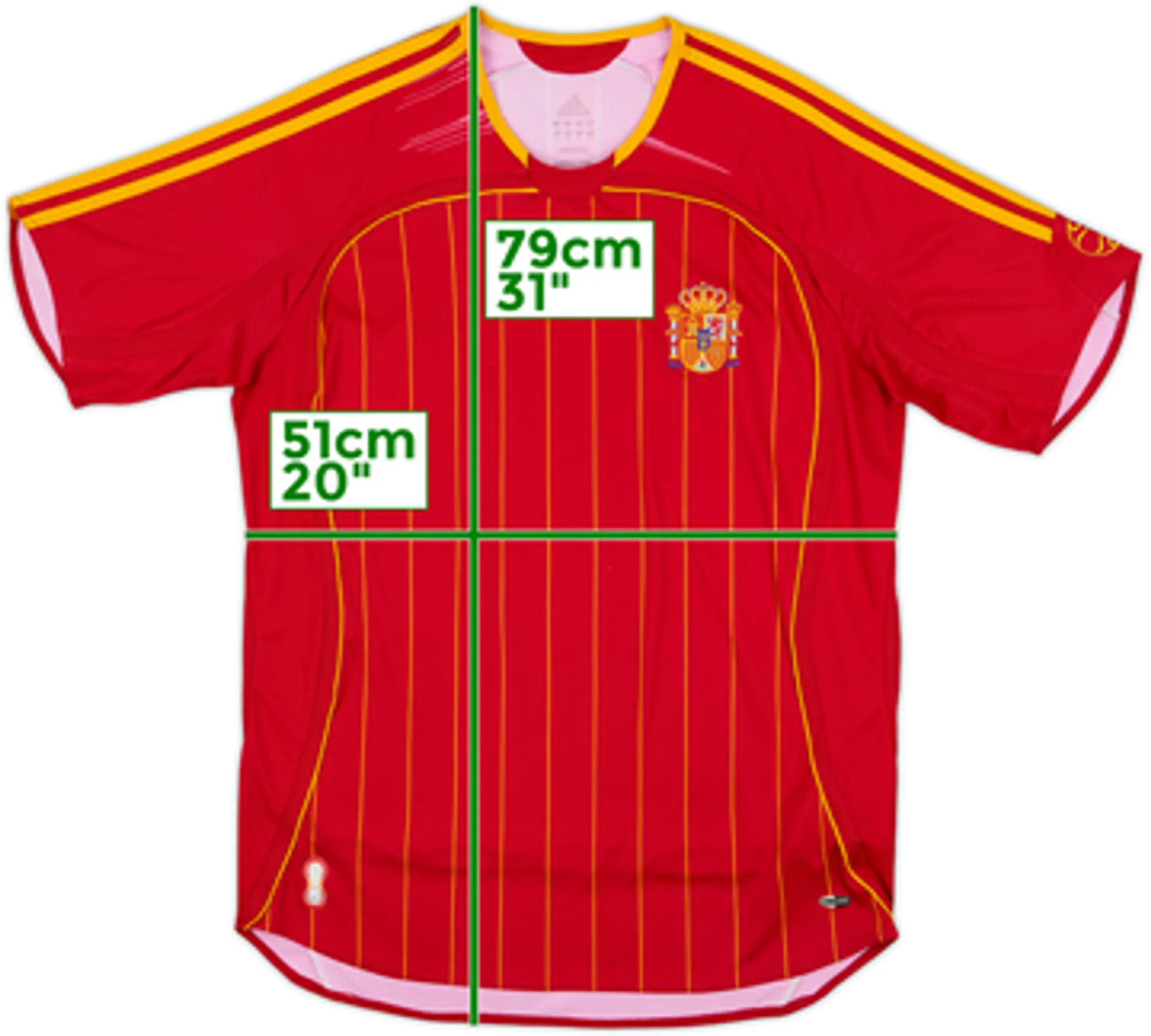 2006-08 Spain Home Shirt - 5/10 - (M)