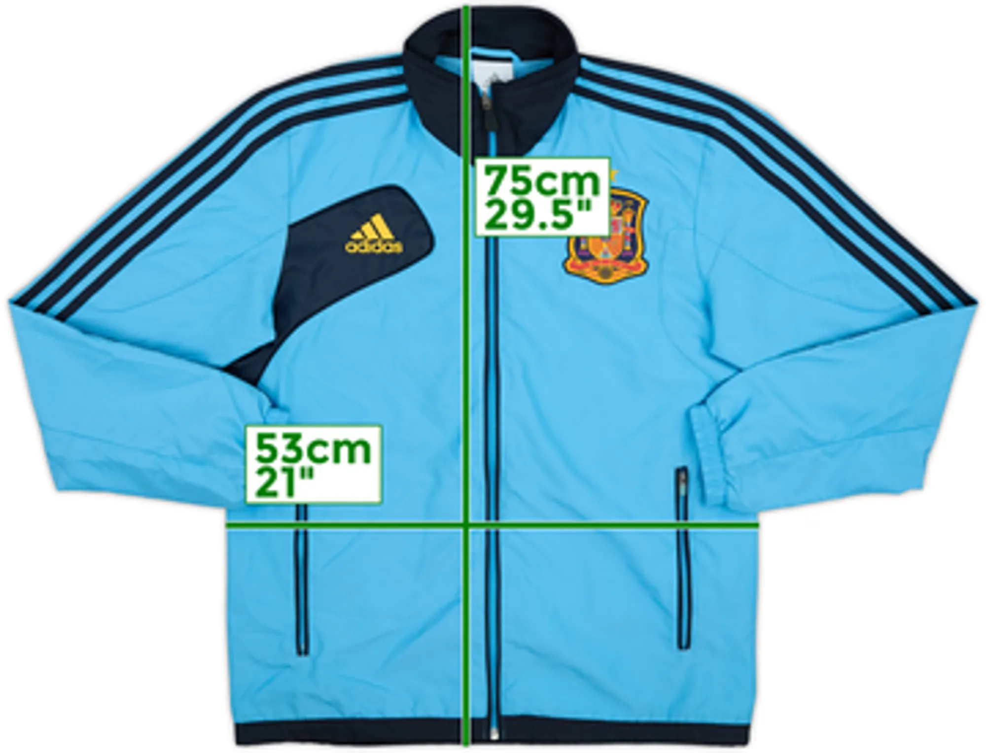 2010-11 Spain adidas Track Jacket - 9/10 - (M)