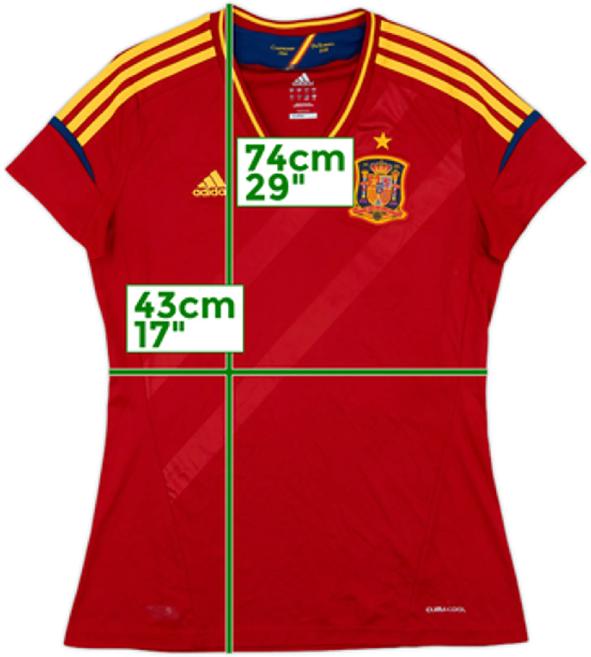 2011-12 Spain Home Shirt - 9/10 - (Women's L)