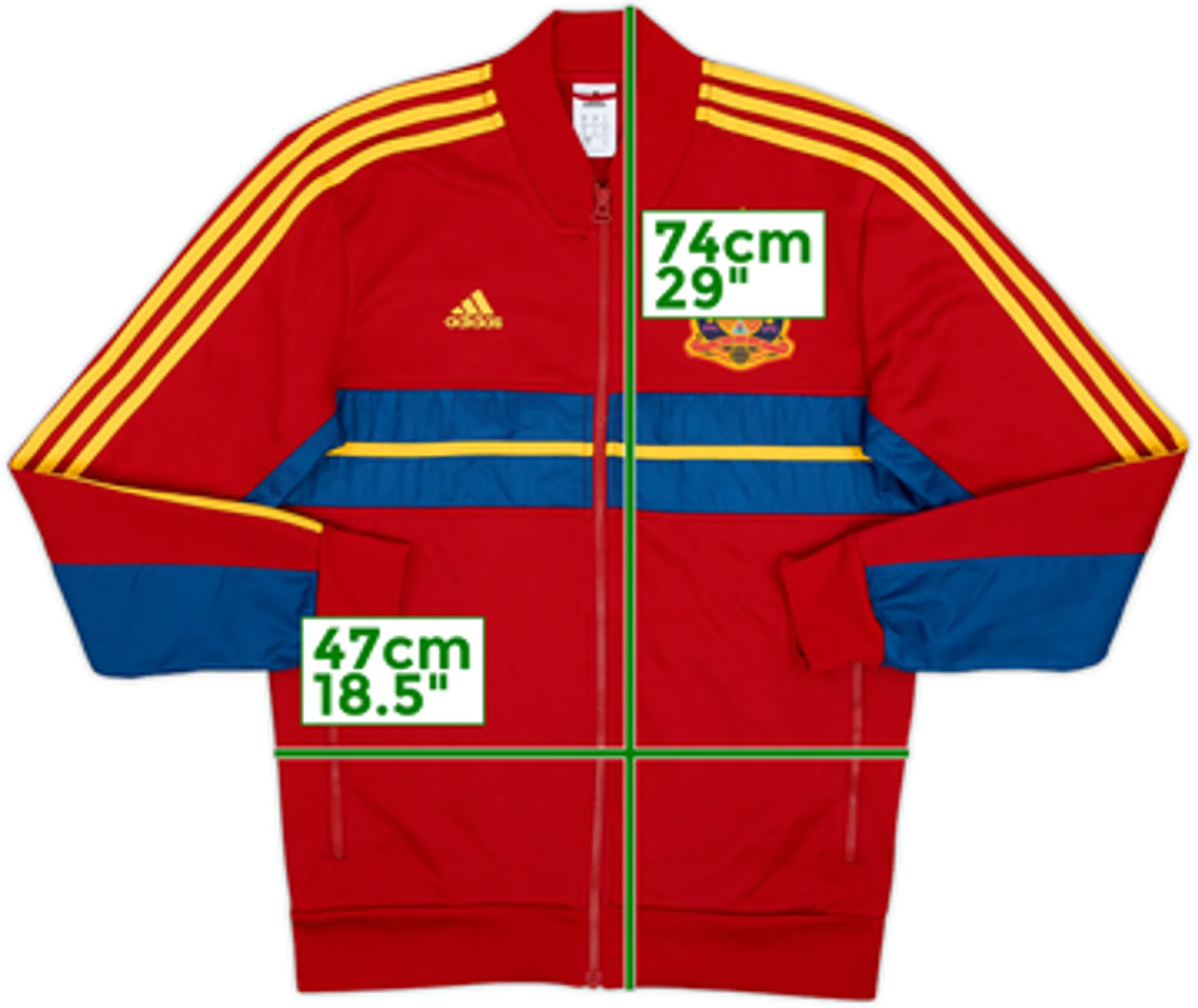 2012-13 Spain adidas Track Jacket - 9/10 - (L)