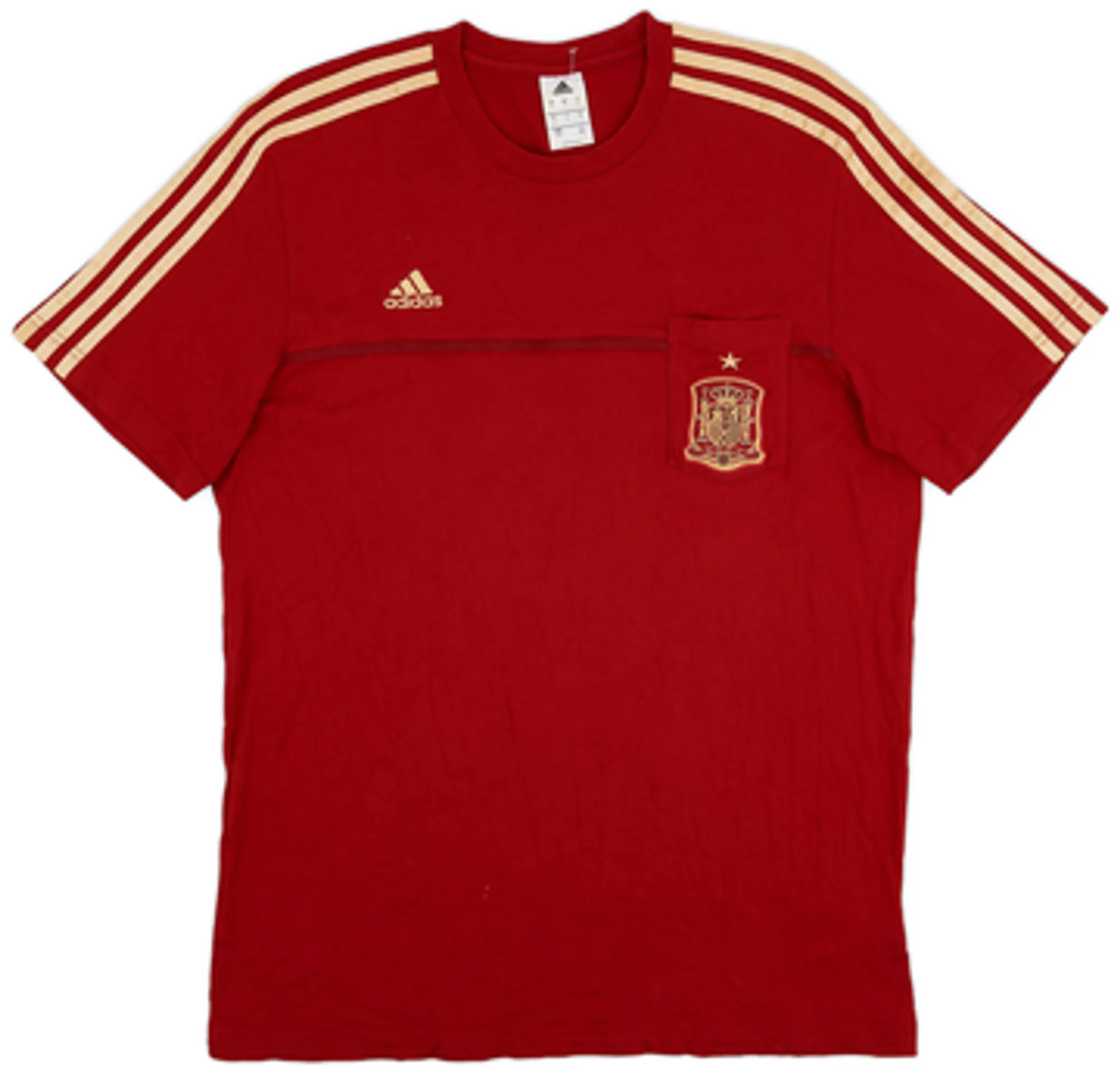 2013-14 Spain adidas Cotton Tee - 8/10 - (L)