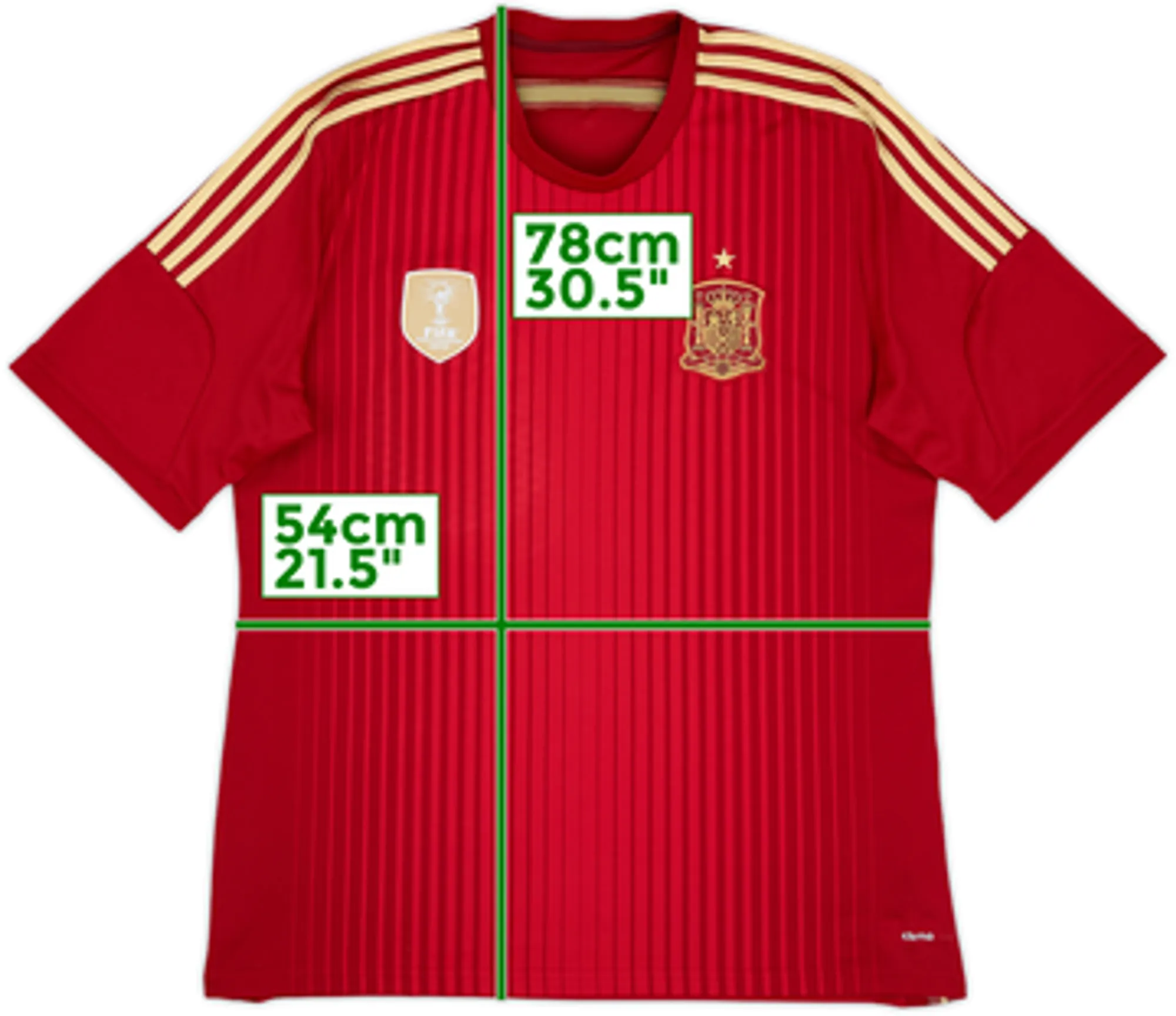 2013-15 Spain Home Shirt - 9/10 - (S)